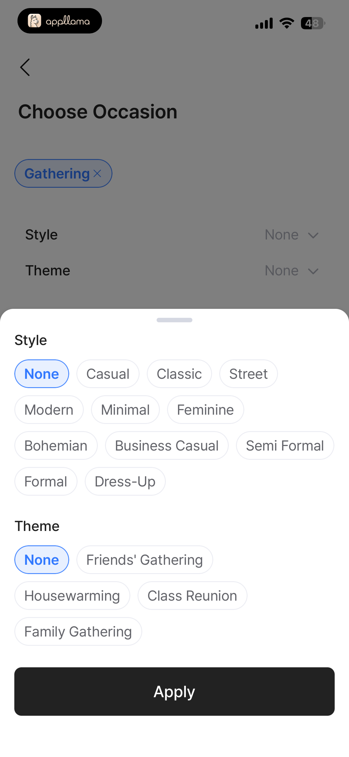 Style Theme Filters