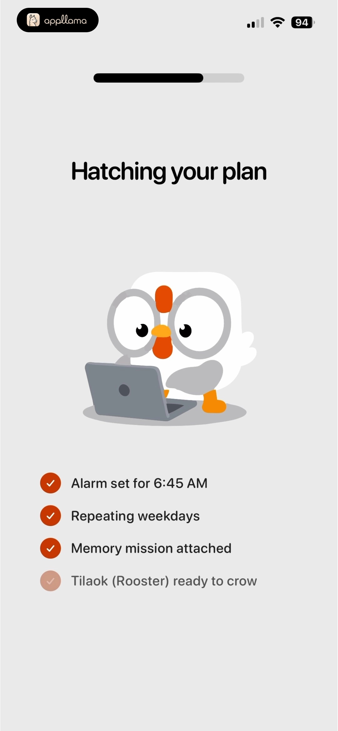 Alarm Plan Preparation
