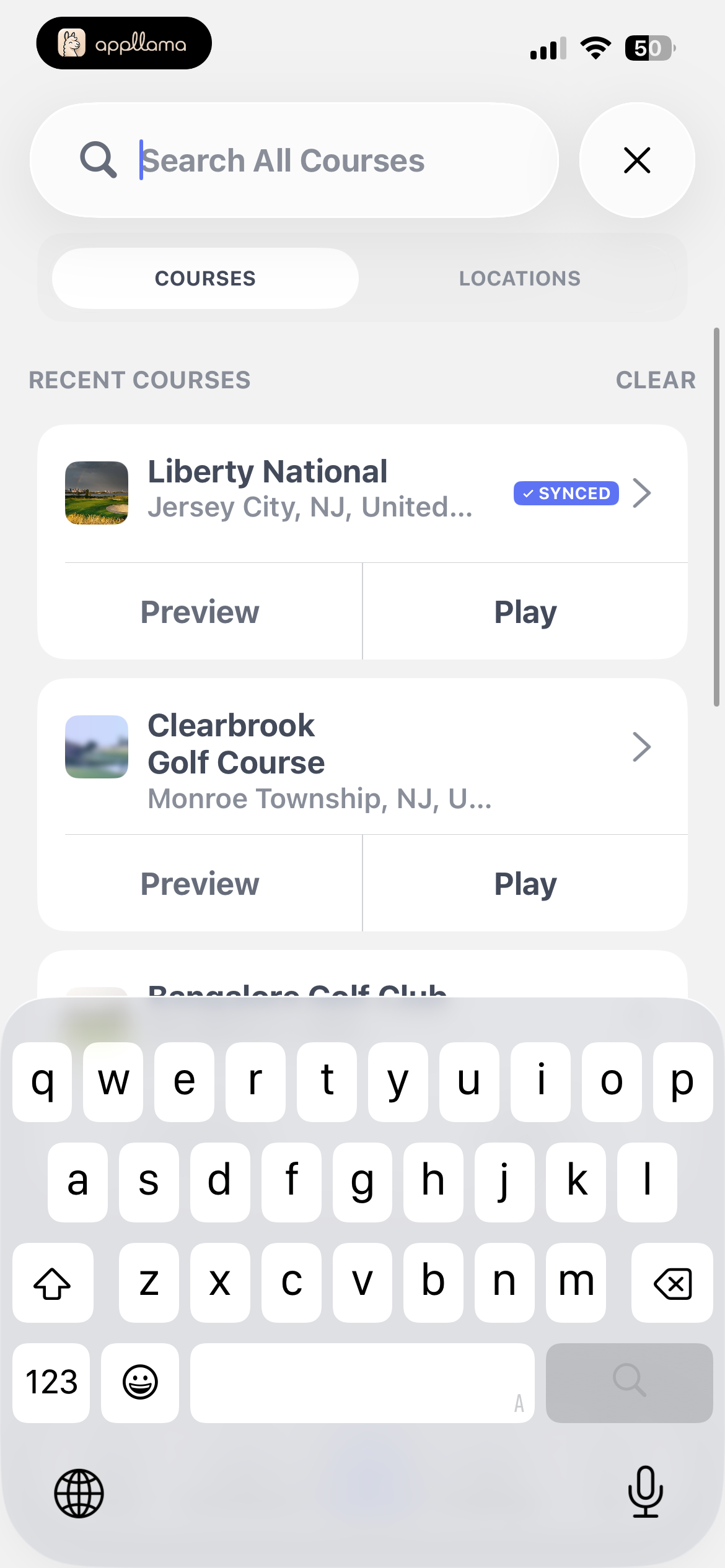 Course Search