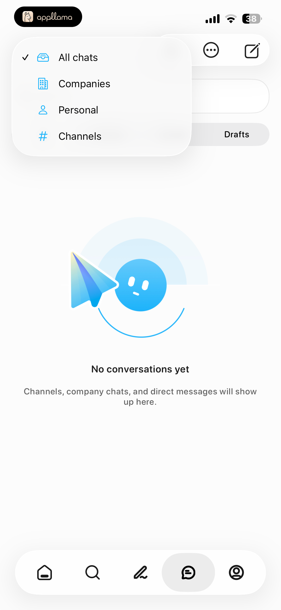 Chat Category Filter