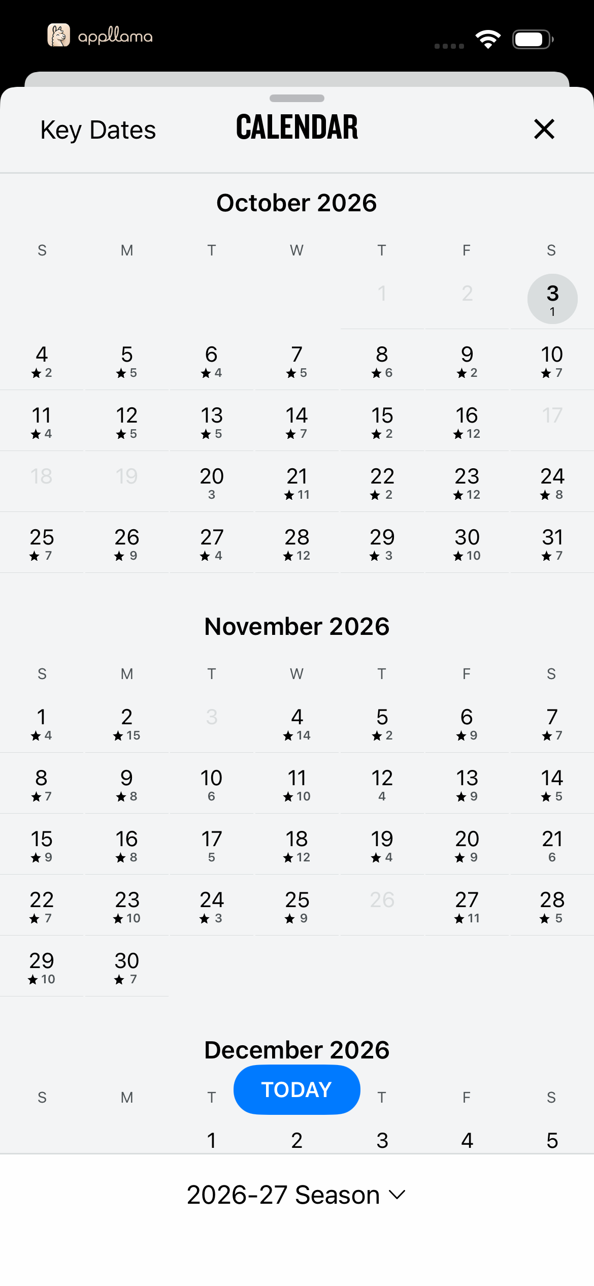 Full Calendar