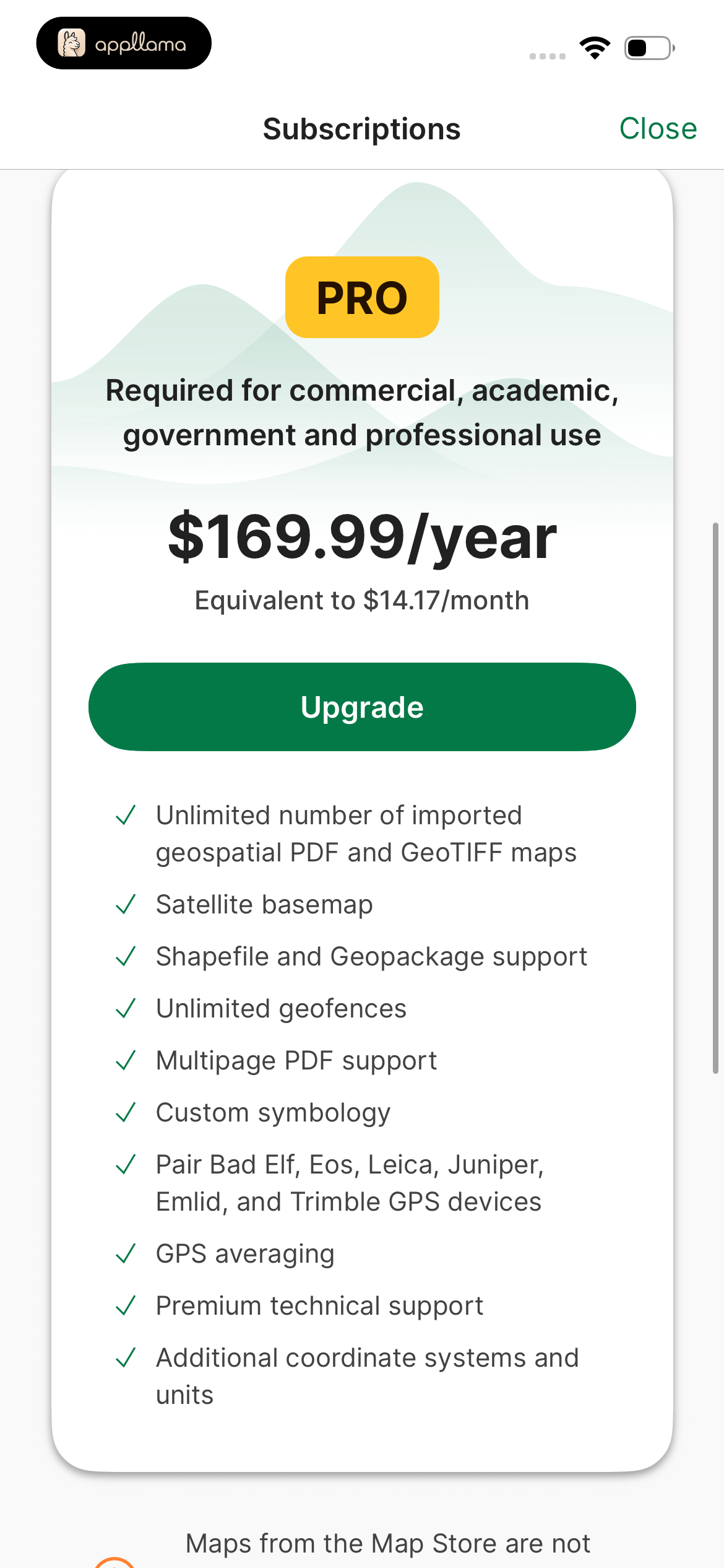 Pro Subscription Plan