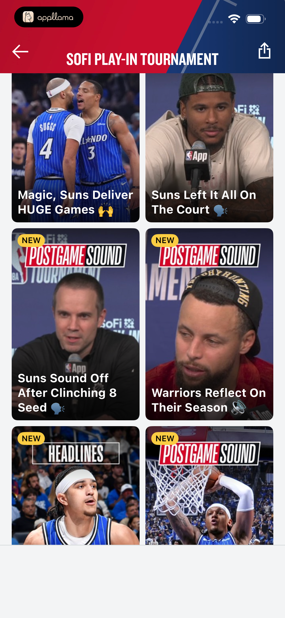 Play-In Tournament Hub