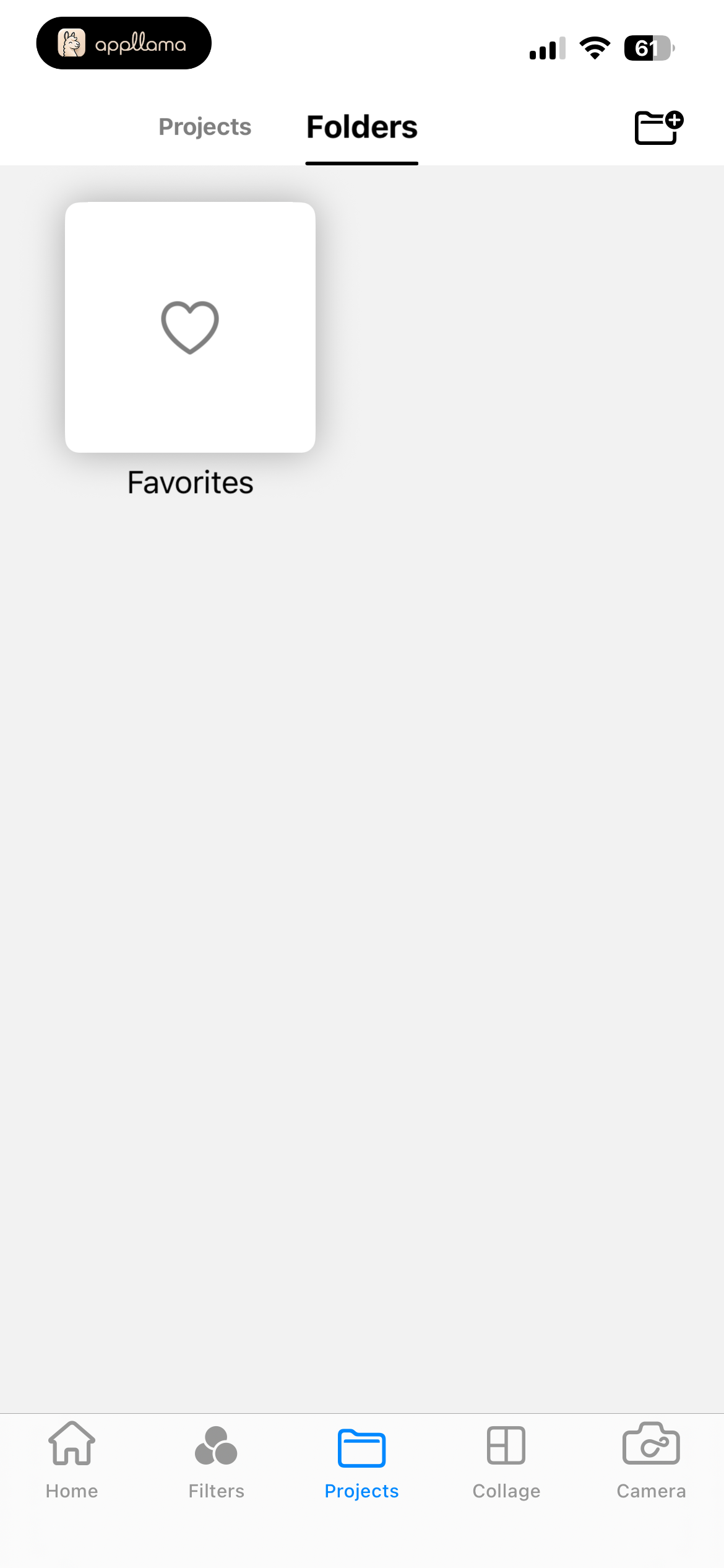 Project Folders