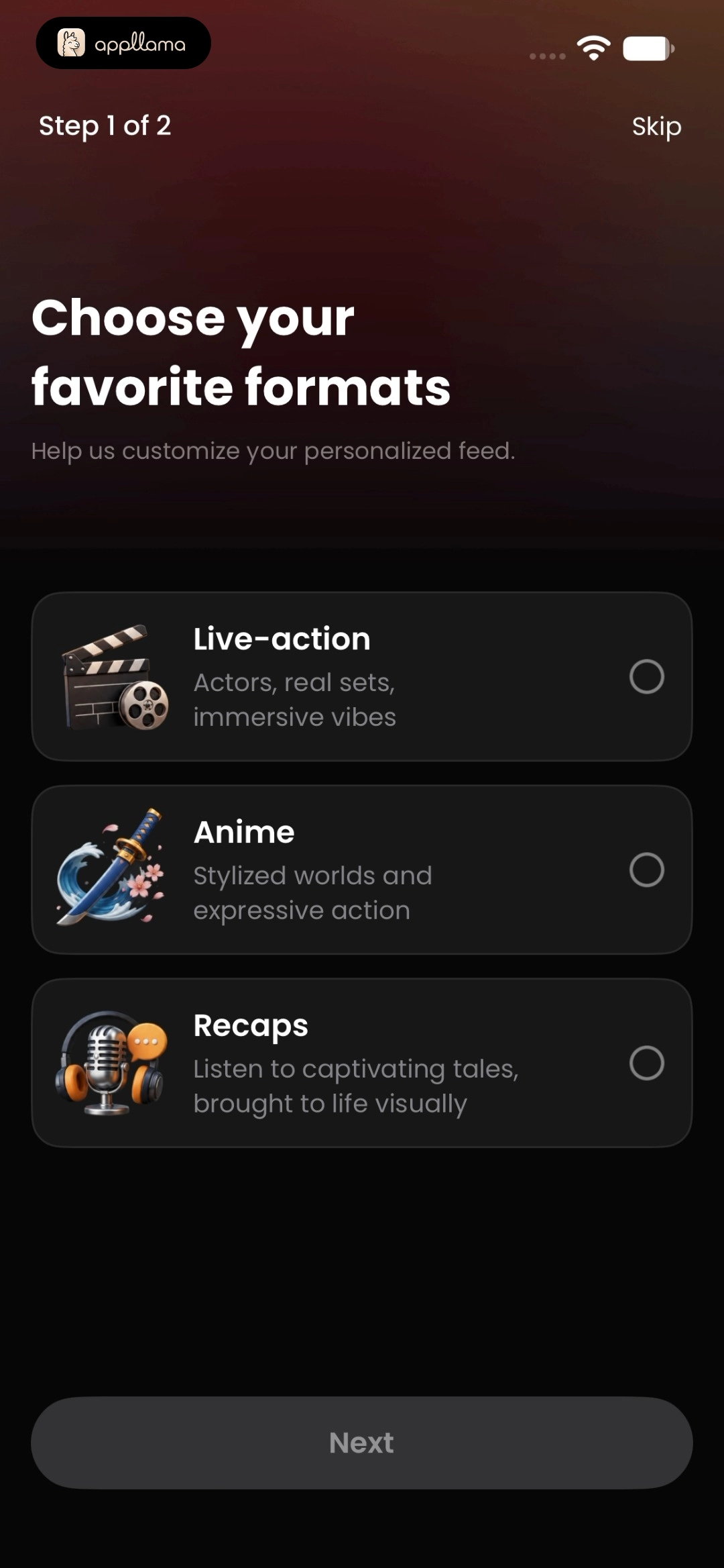 Format Preferences