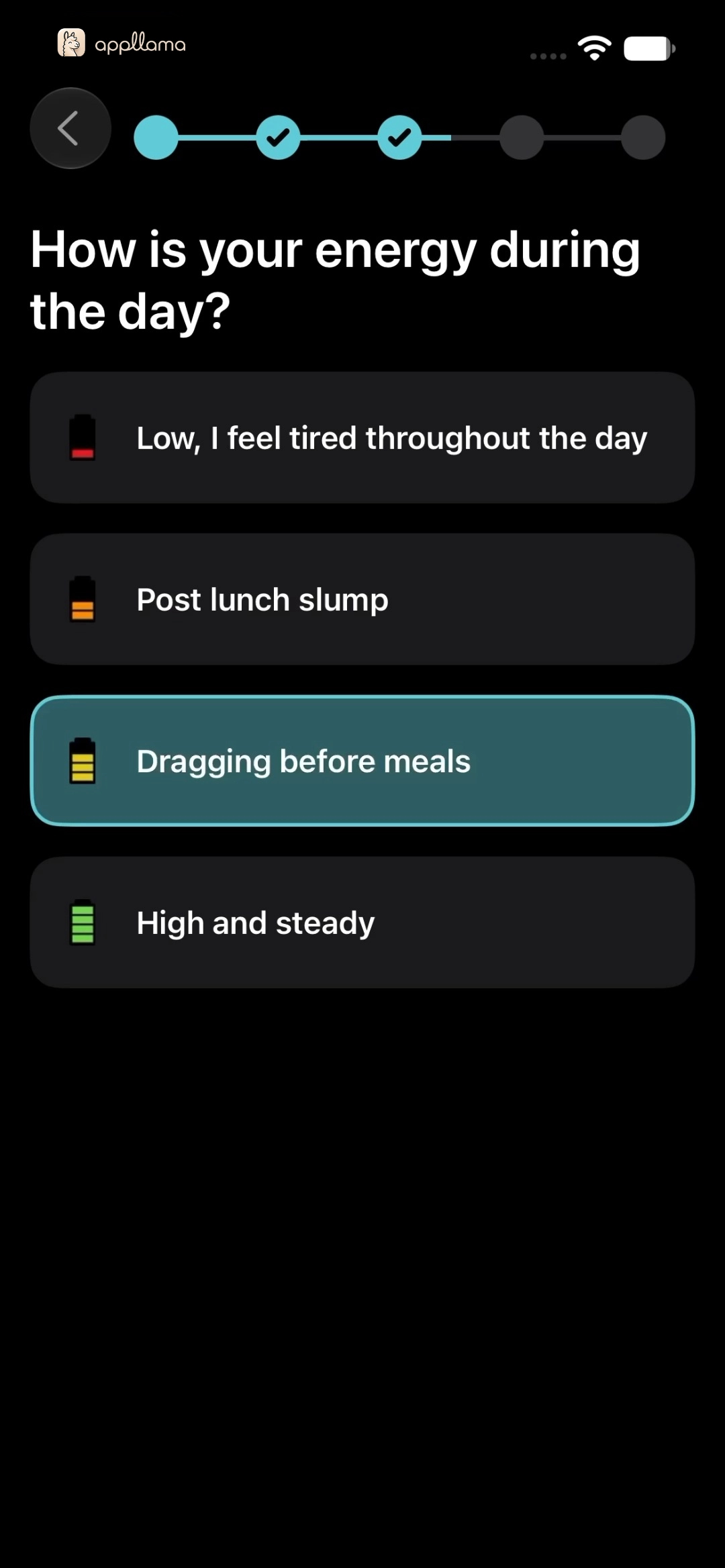 Daily Energy Assessment