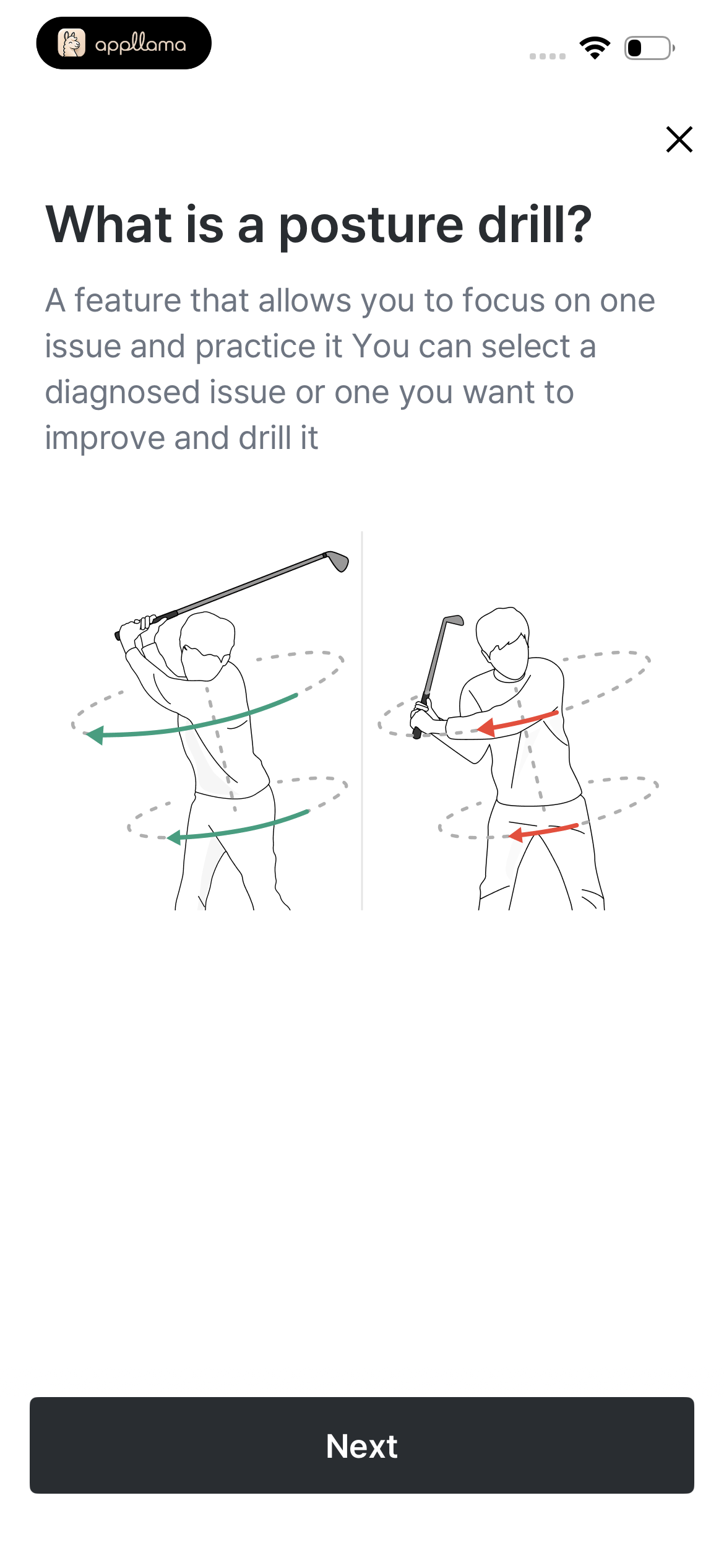 Posture Drill Intro
