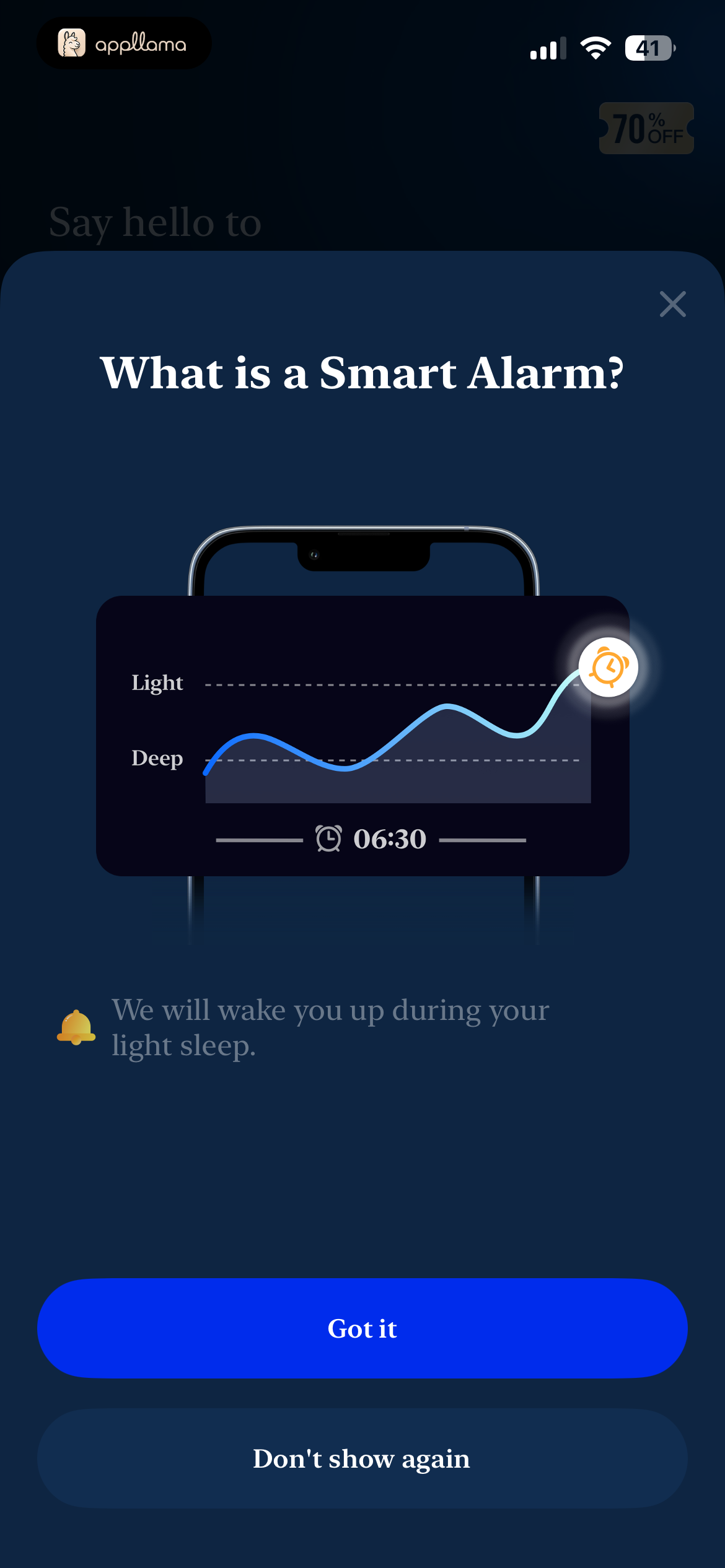Smart Alarm Explainer