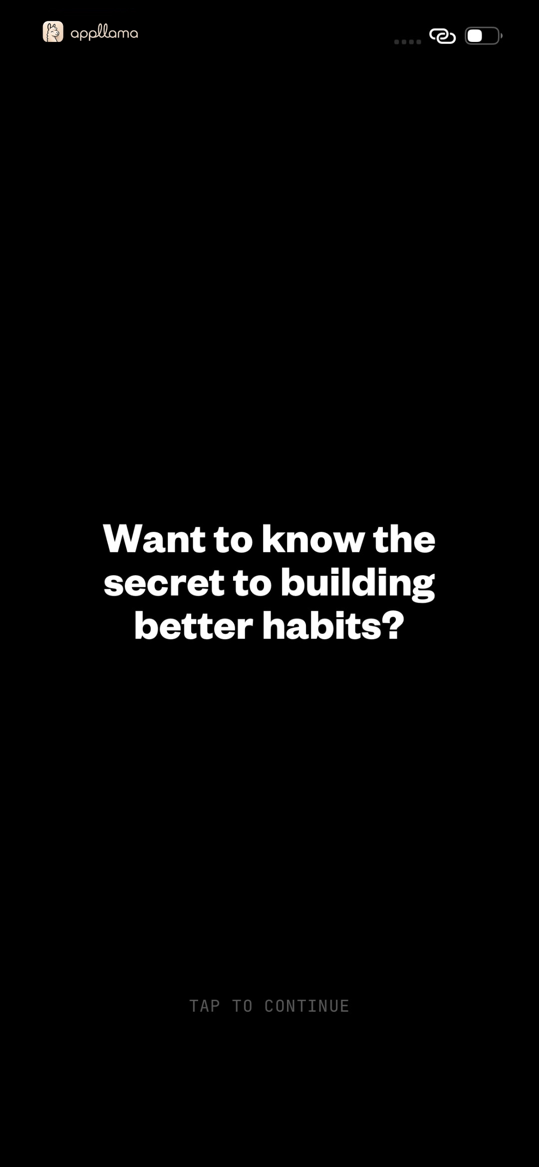 Onboarding Habit Prompt