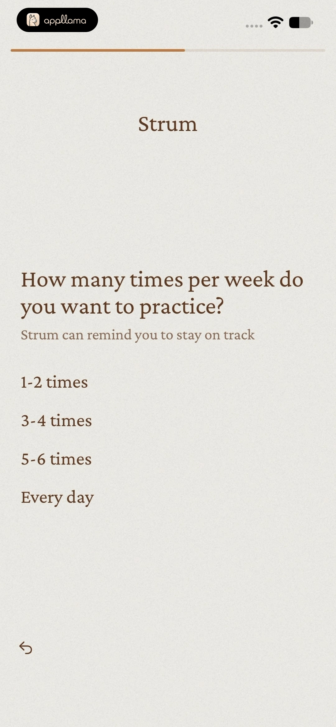 Practice Frequency