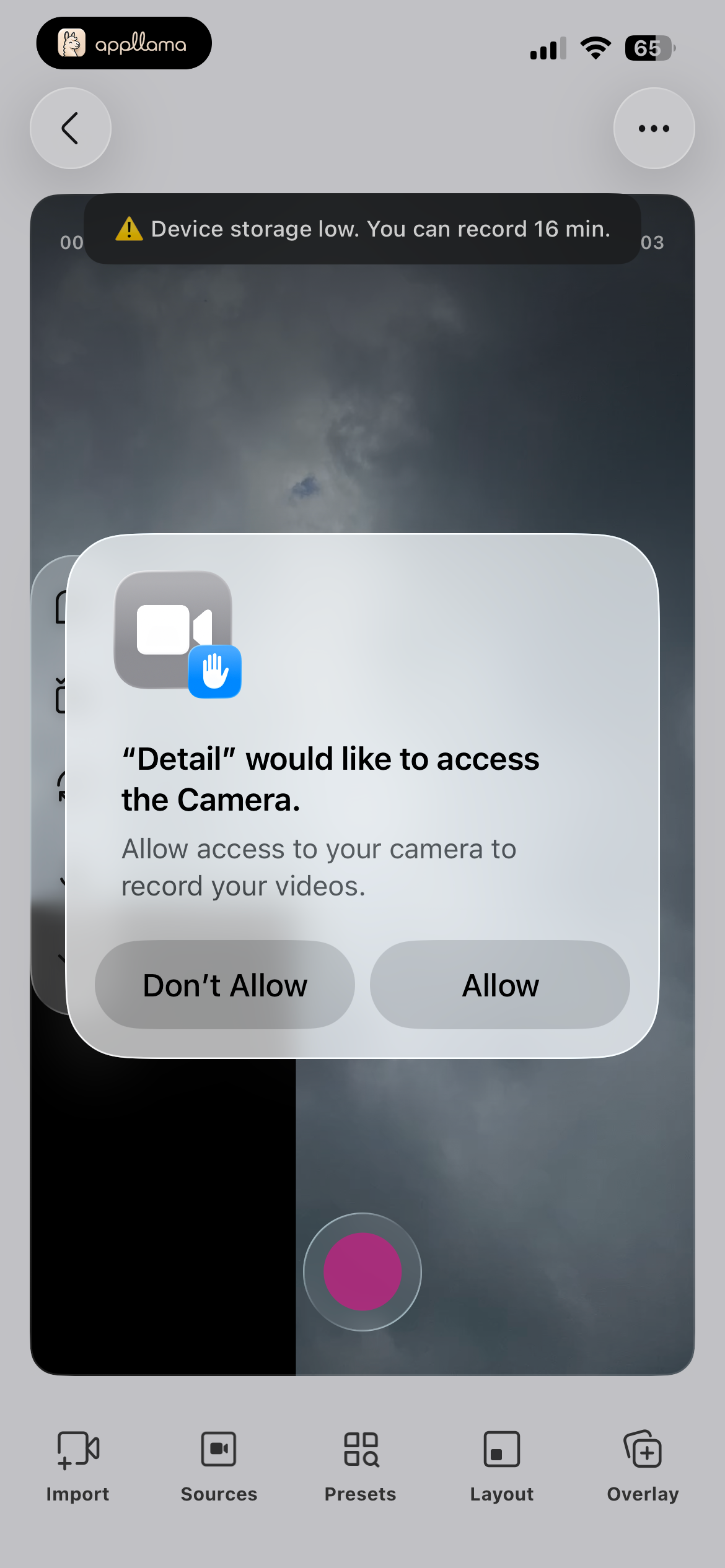 Camera Permission