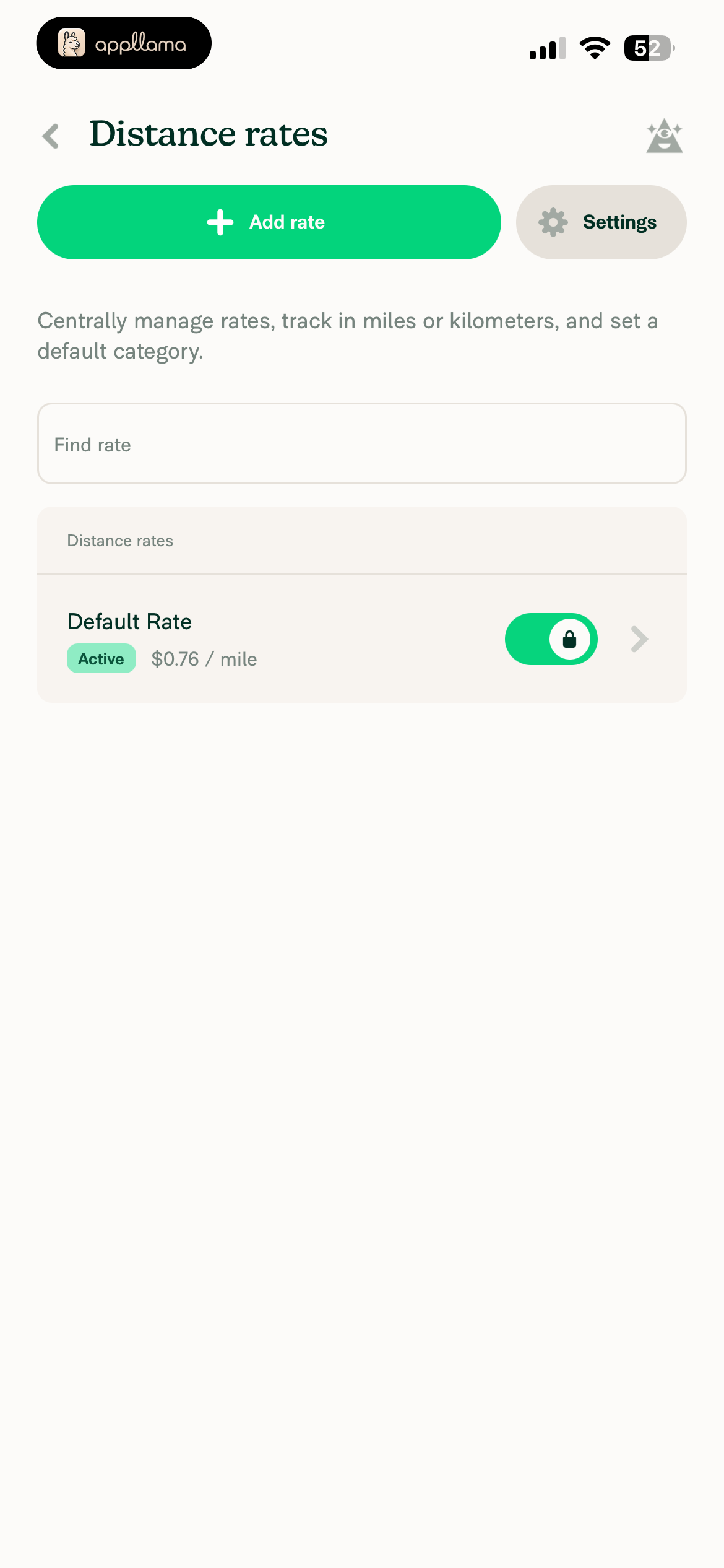 Distance Rates