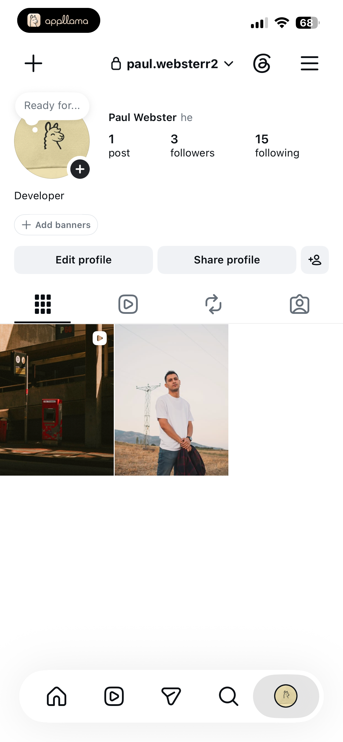 Profile Reel Grid