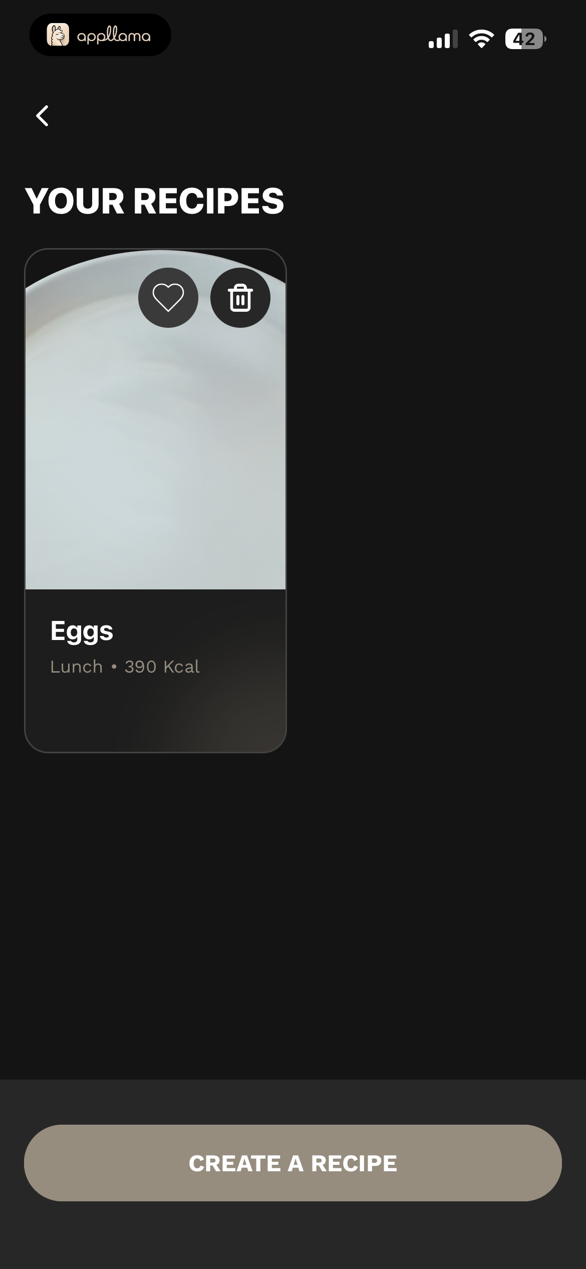 Your Recipes List