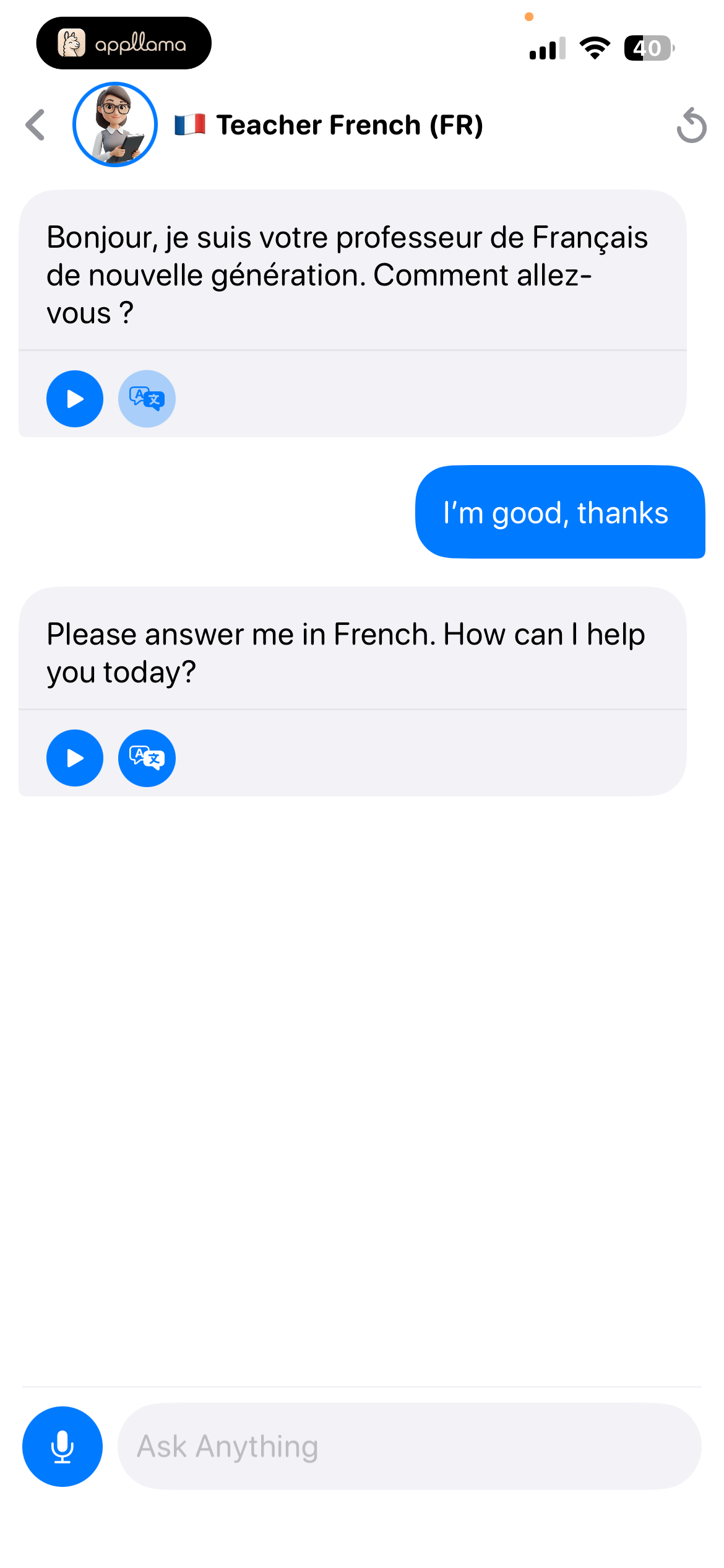 AI Tutor Chat
