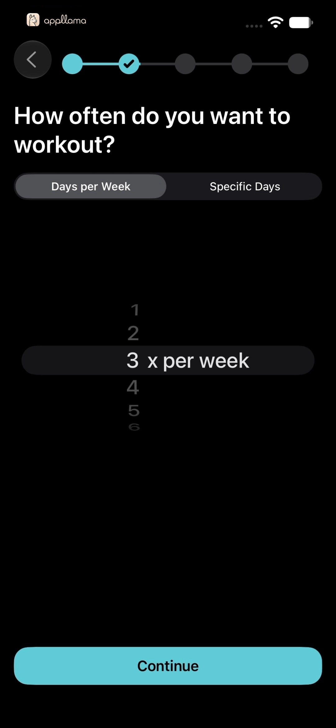 Weekly Workout Frequency