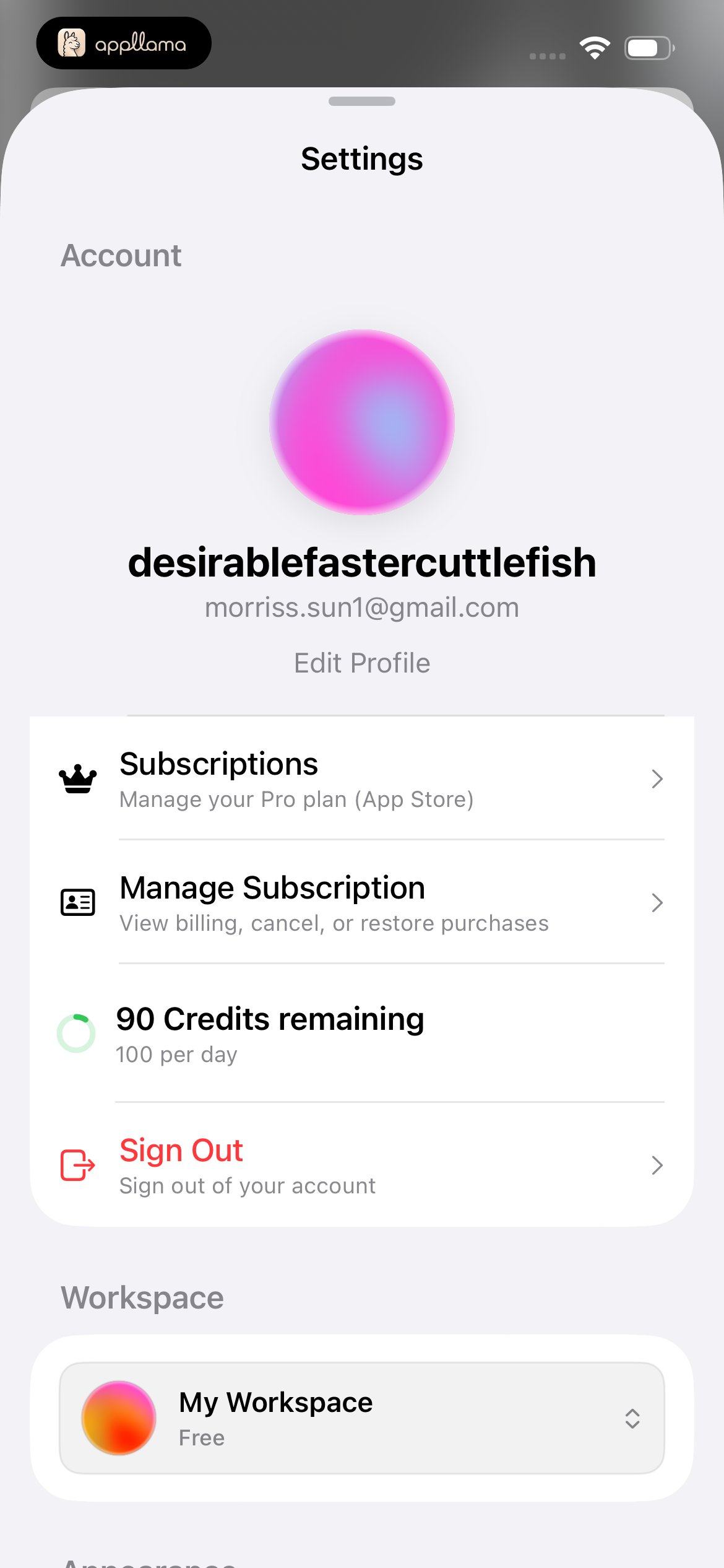 Account Settings