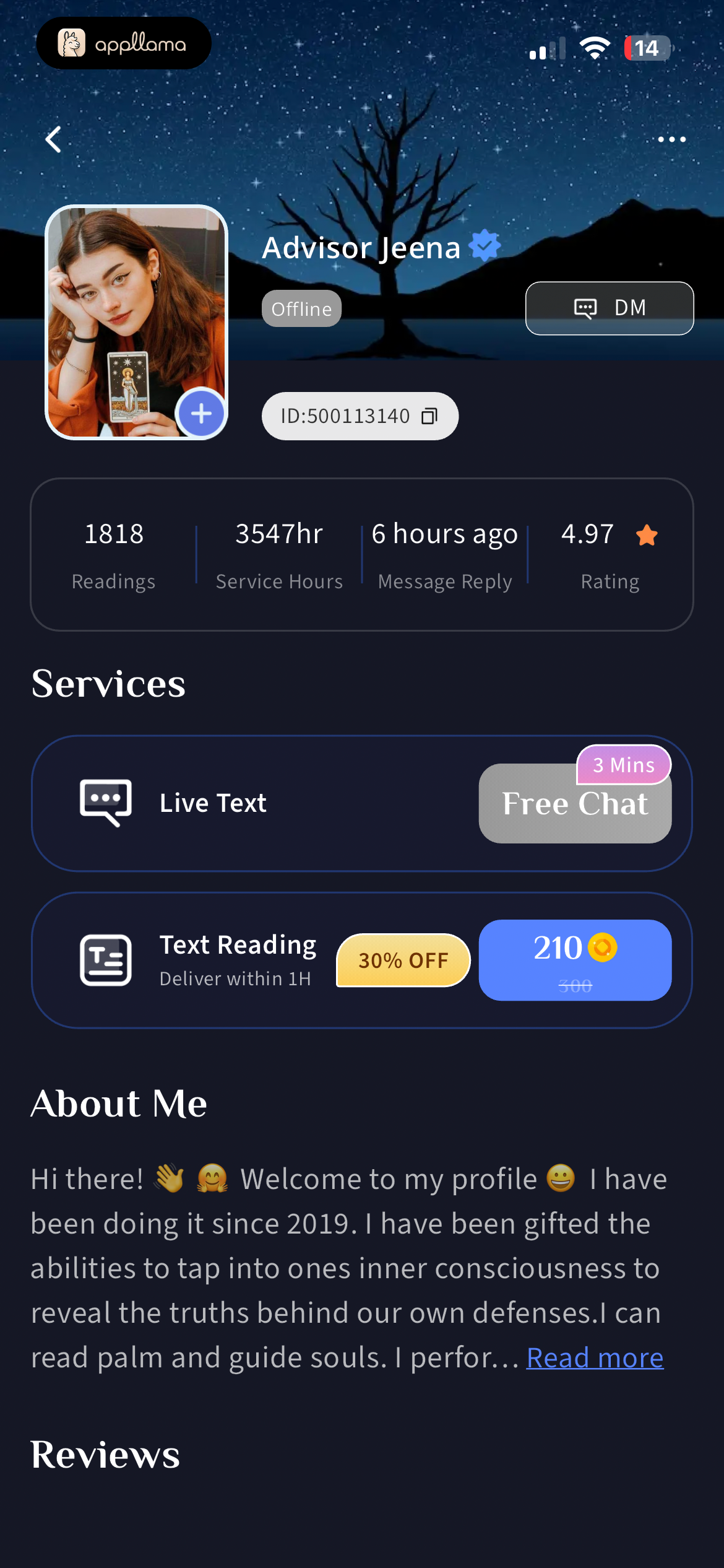 Advisor Profile