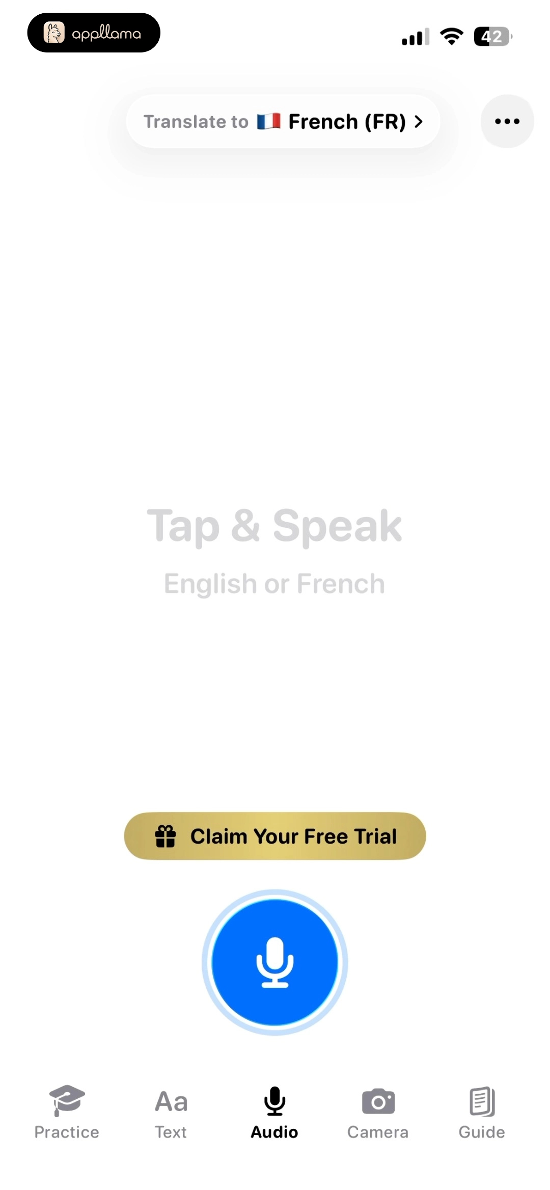 Audio Translation Home
