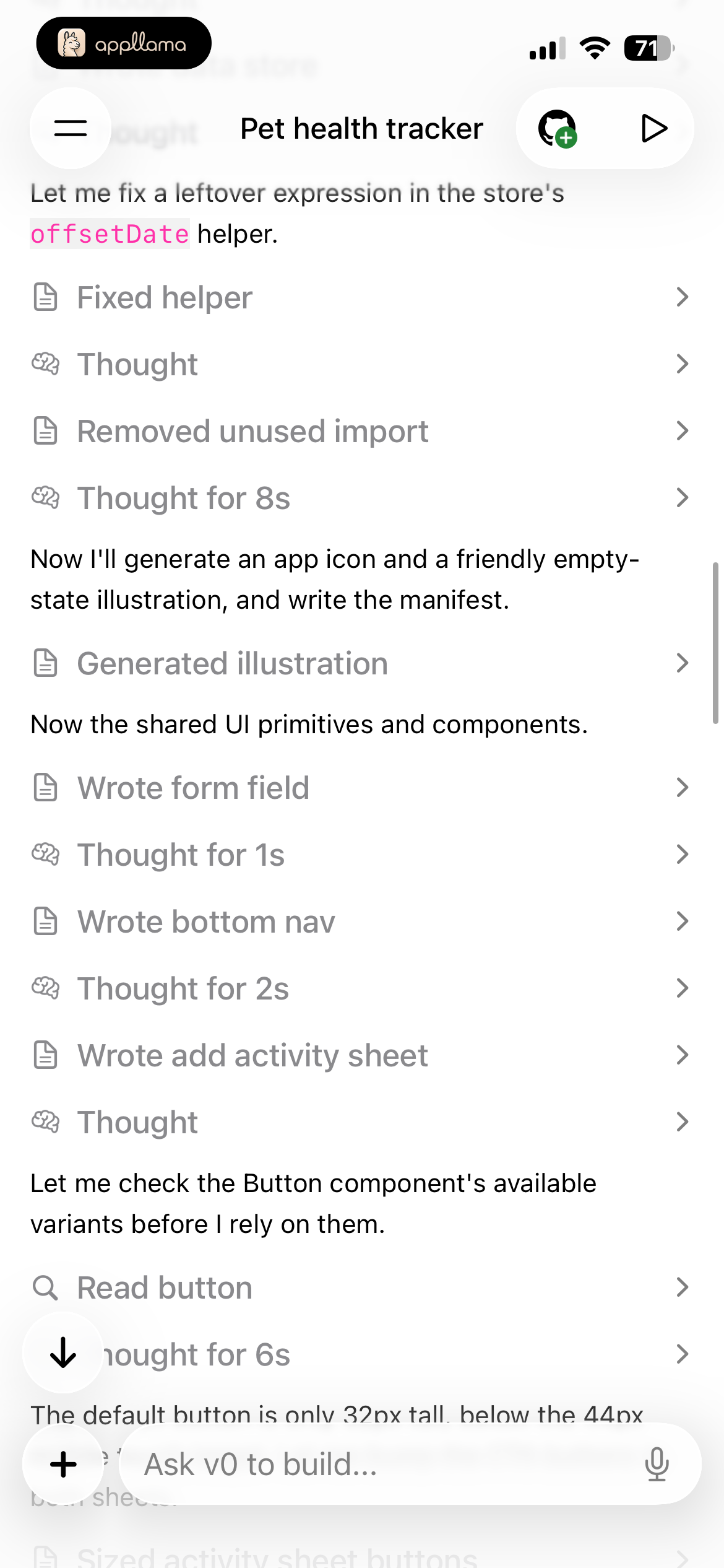 Pet Tracker Build Chat