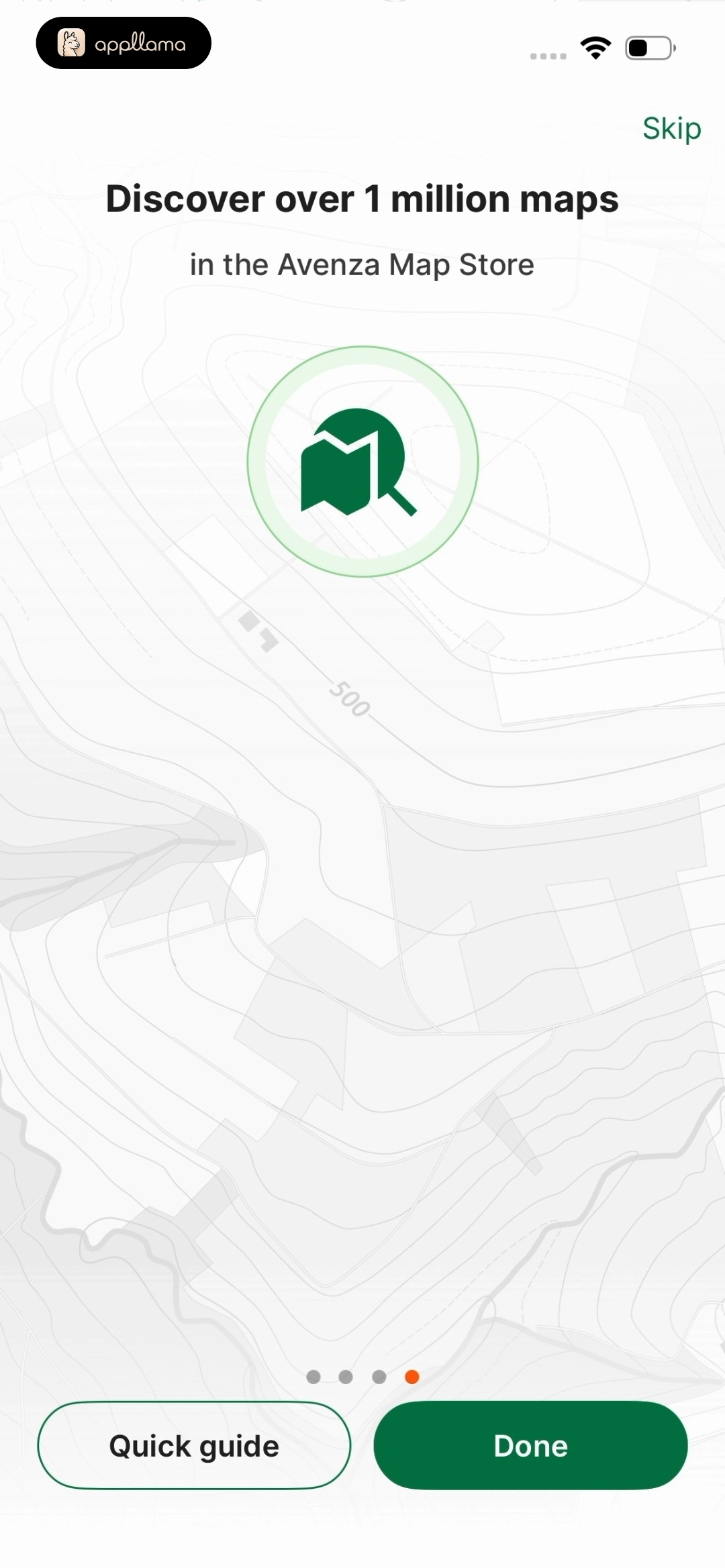 Onboarding Map Store