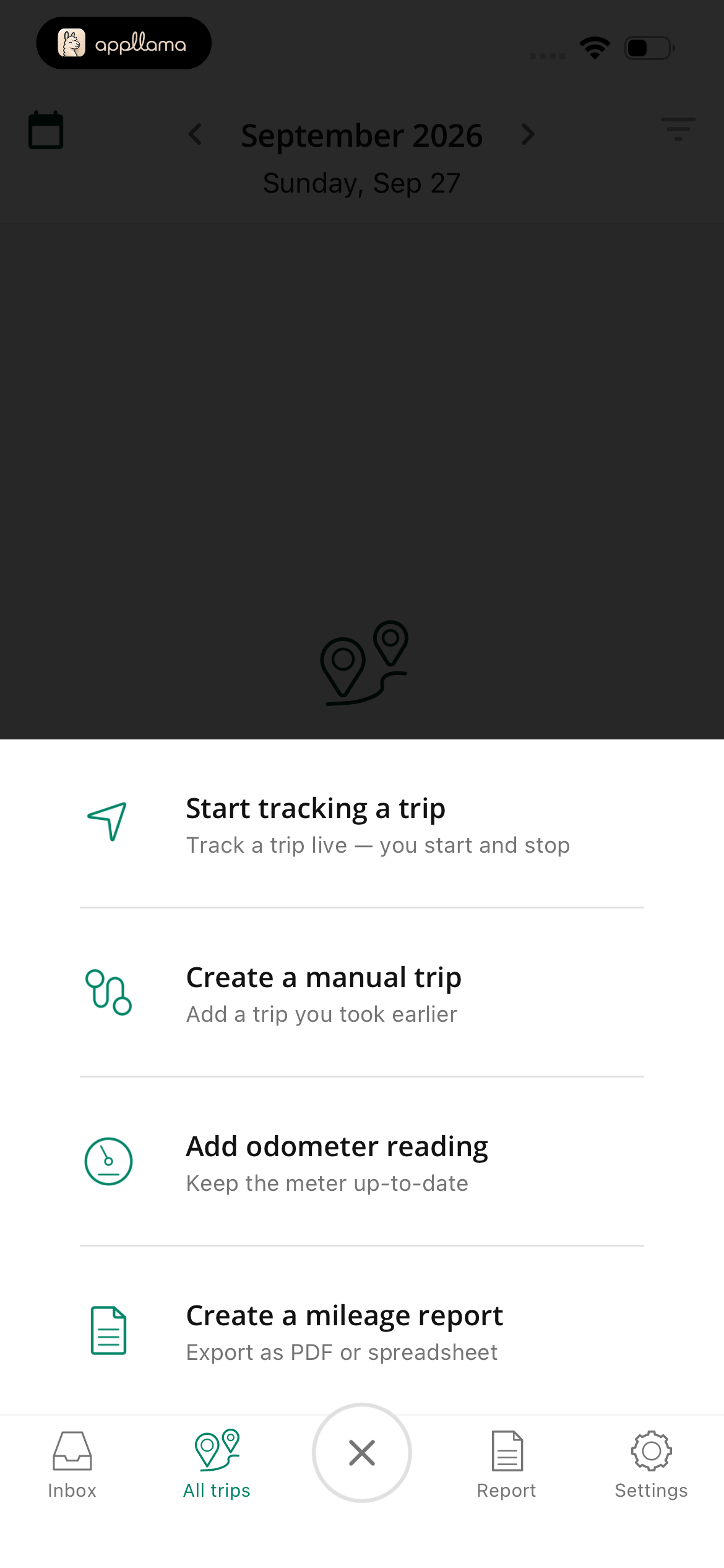 Quick Add Menu