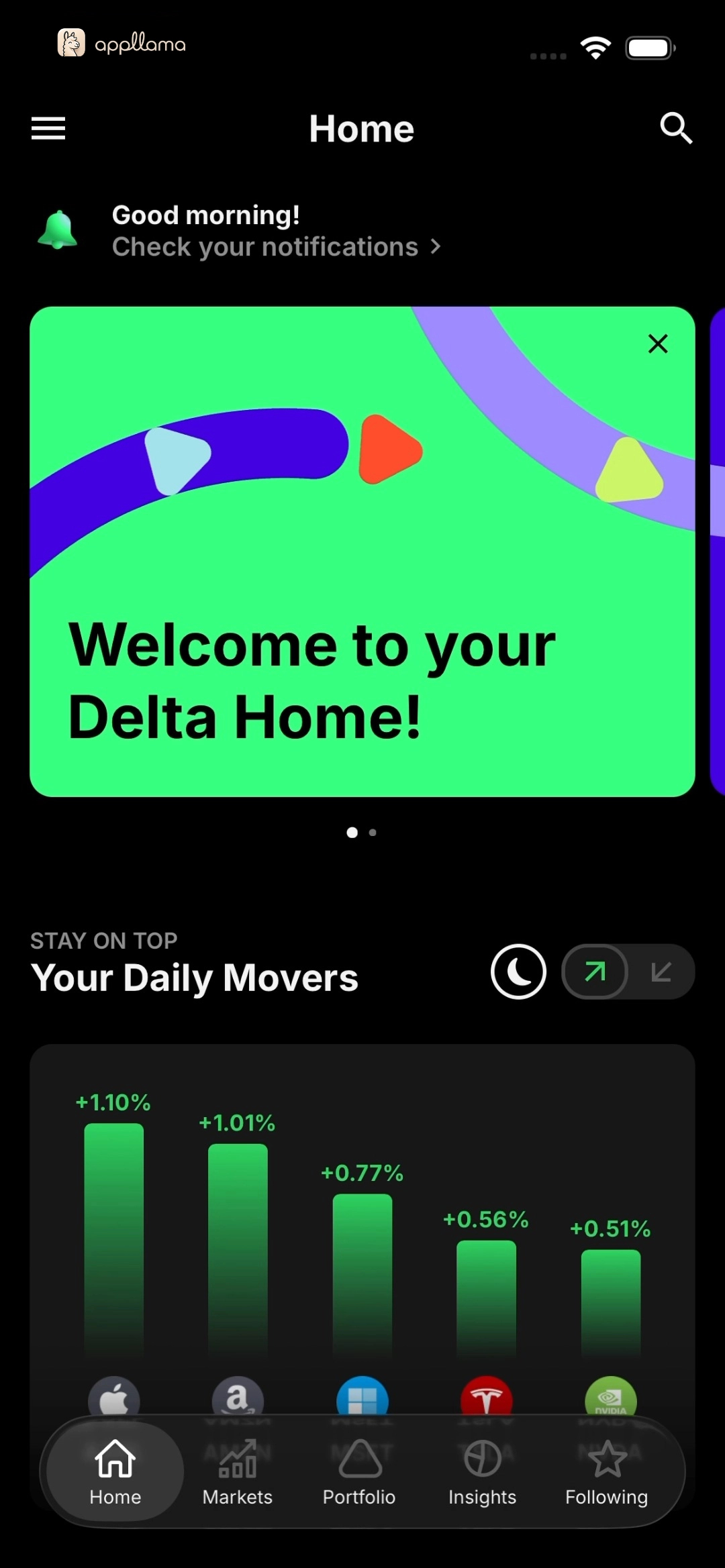 Home Dashboard