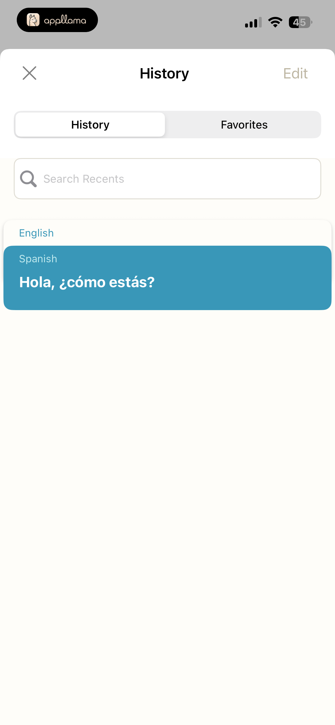 Translation History