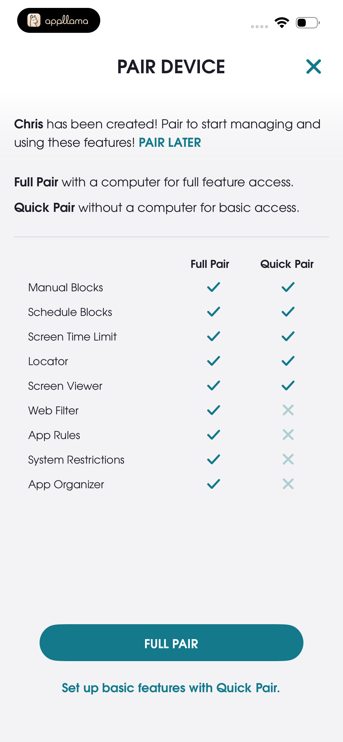 Pair Device