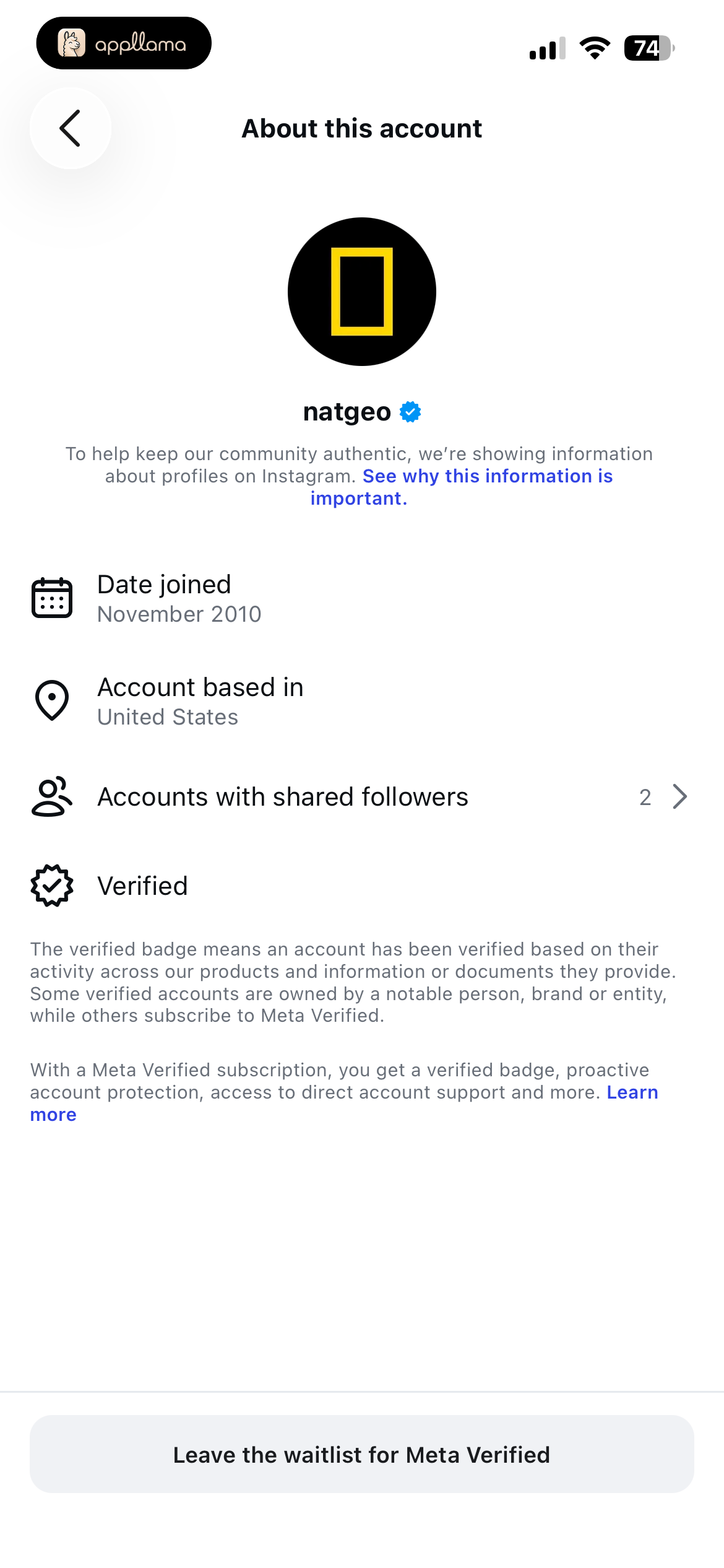 About This Account