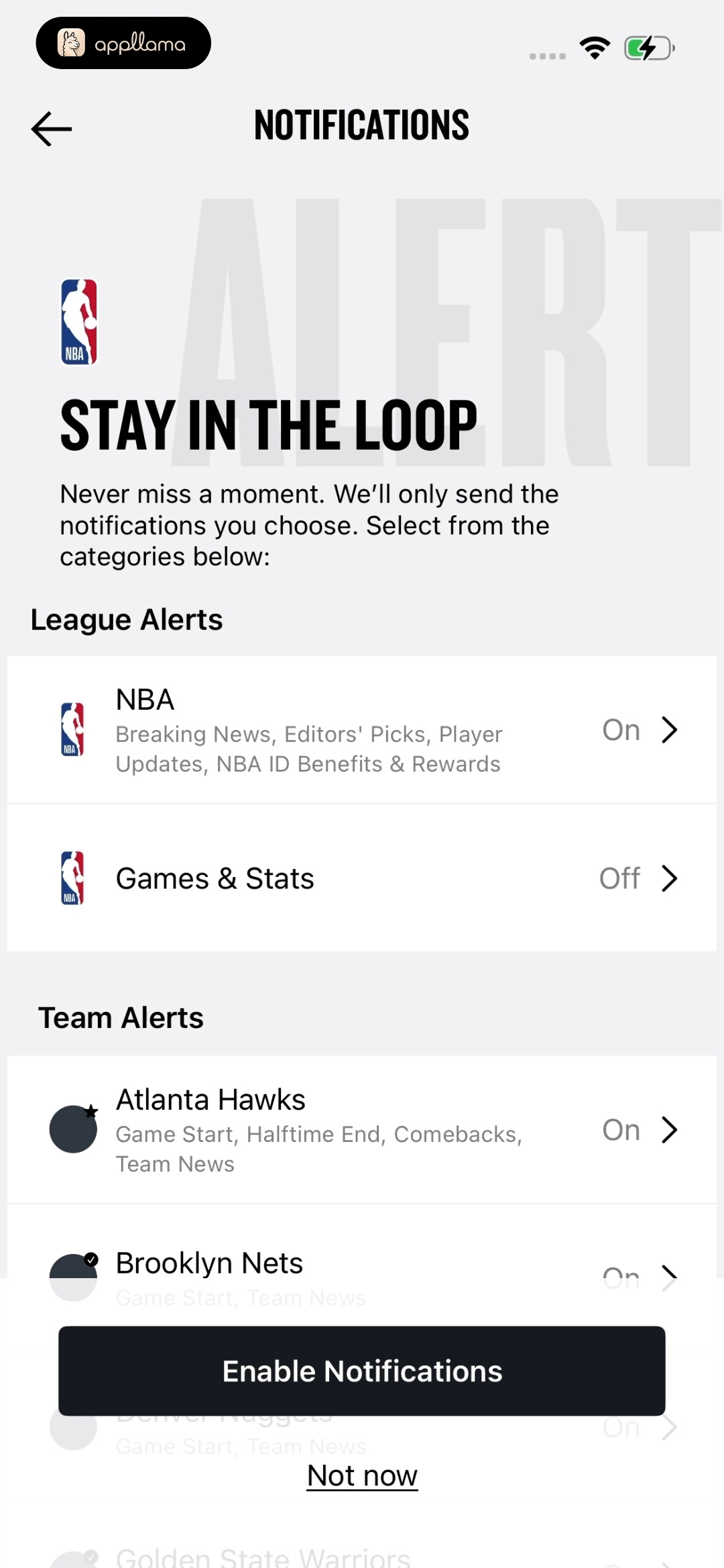 Notification Preferences