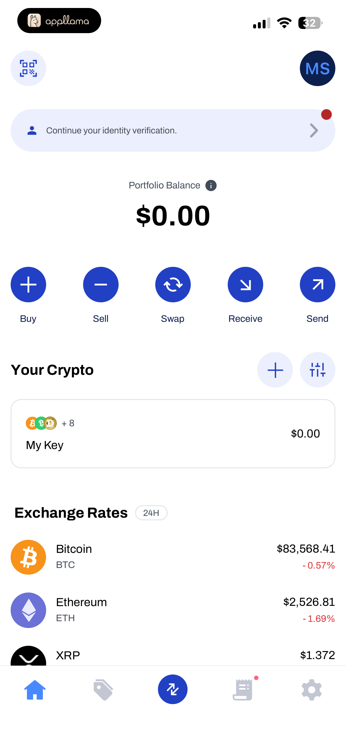 Wallet Home