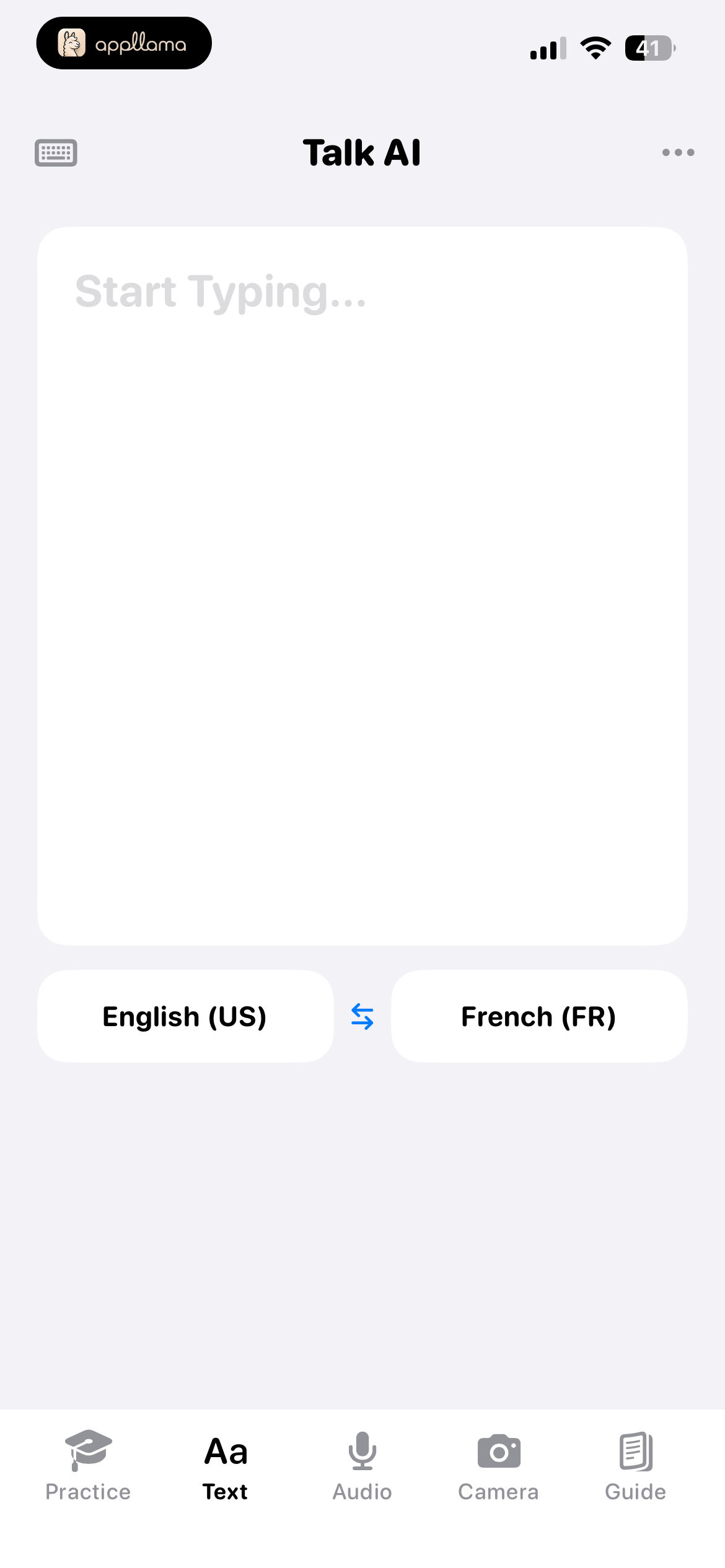 Type Input