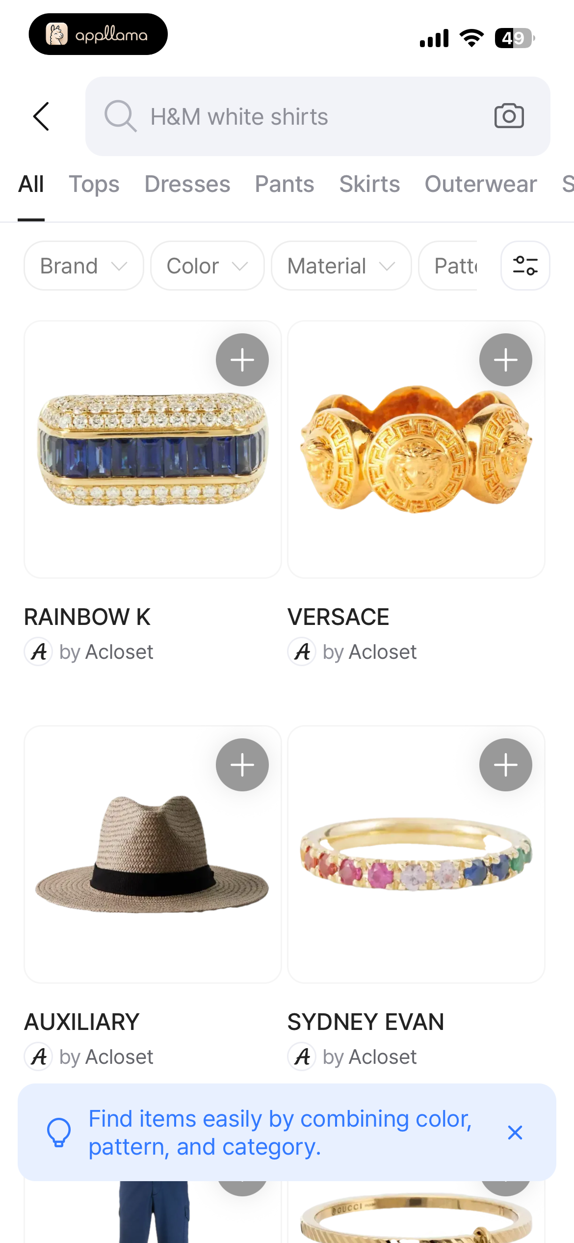 Web Item Search