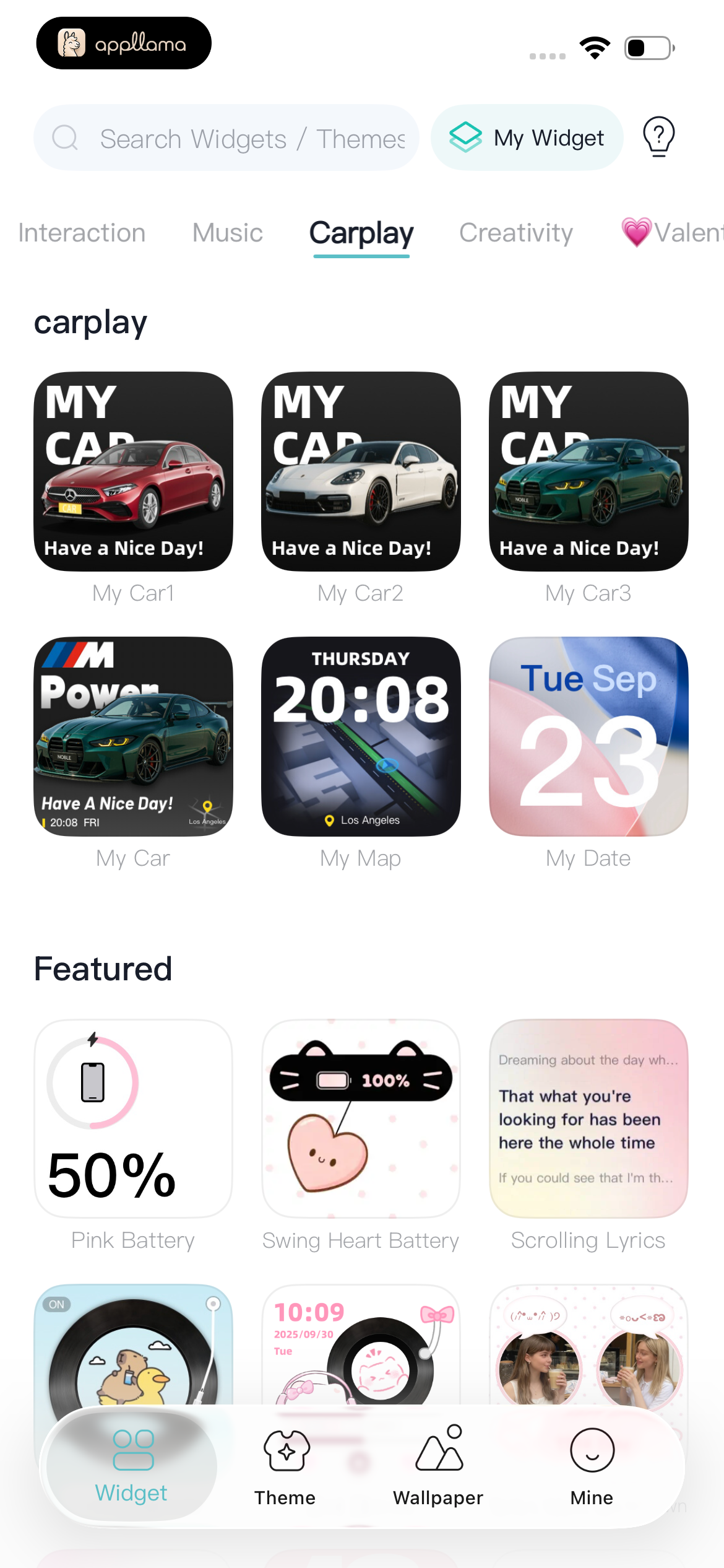 General Widget Gallery