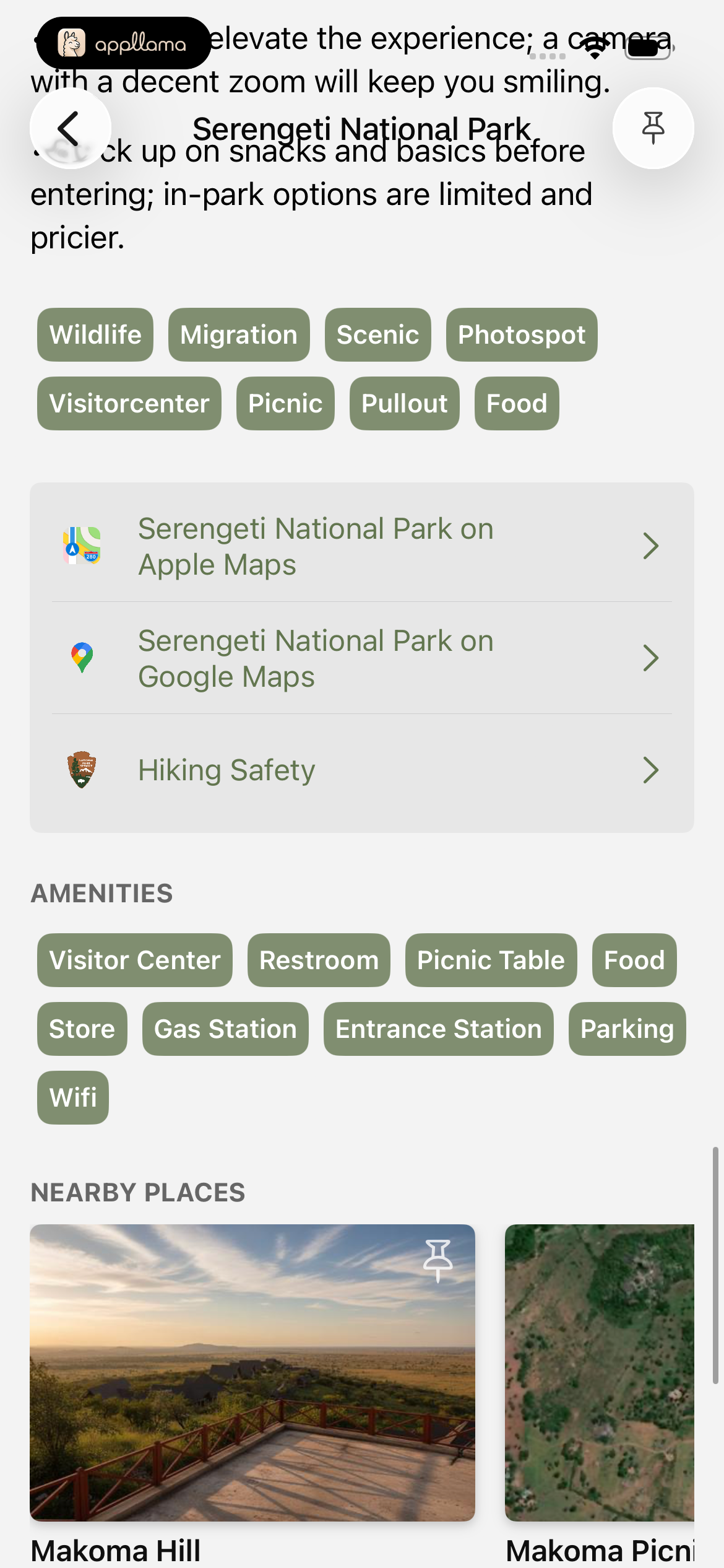 Park Guide Links