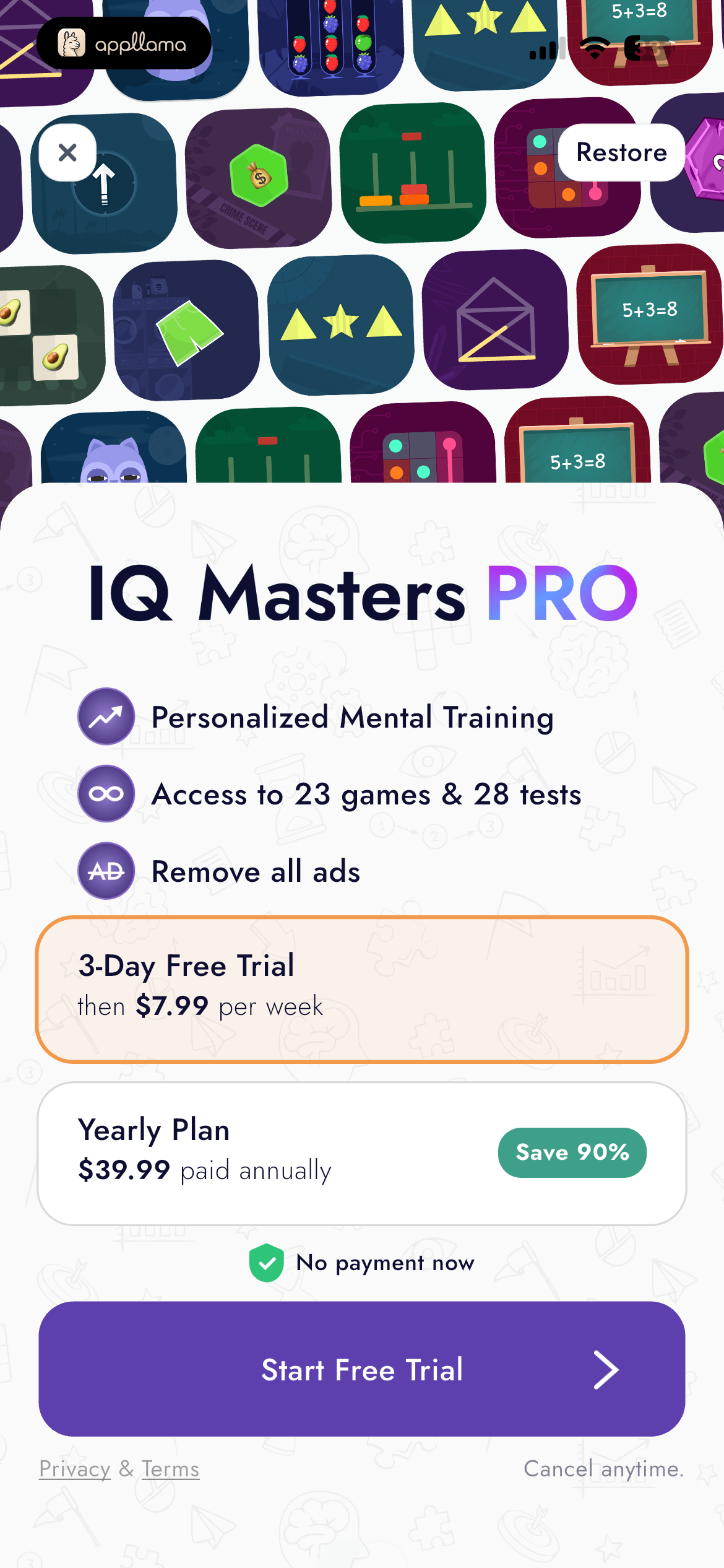 Plan Selection Paywall