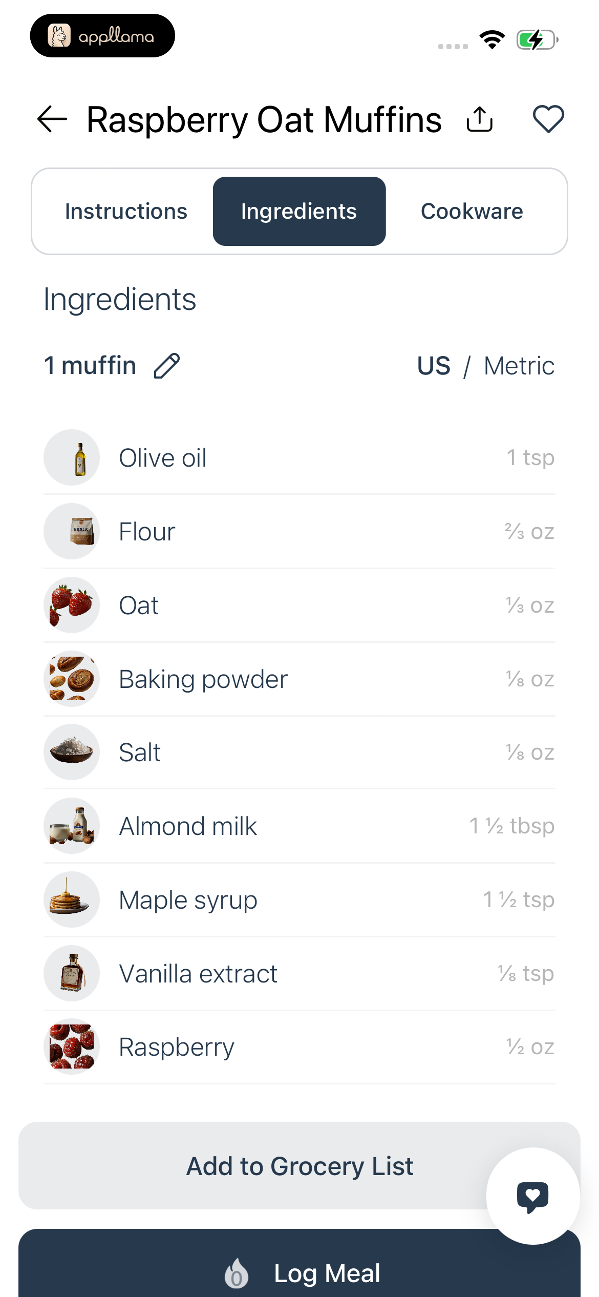 Recipe Ingredients