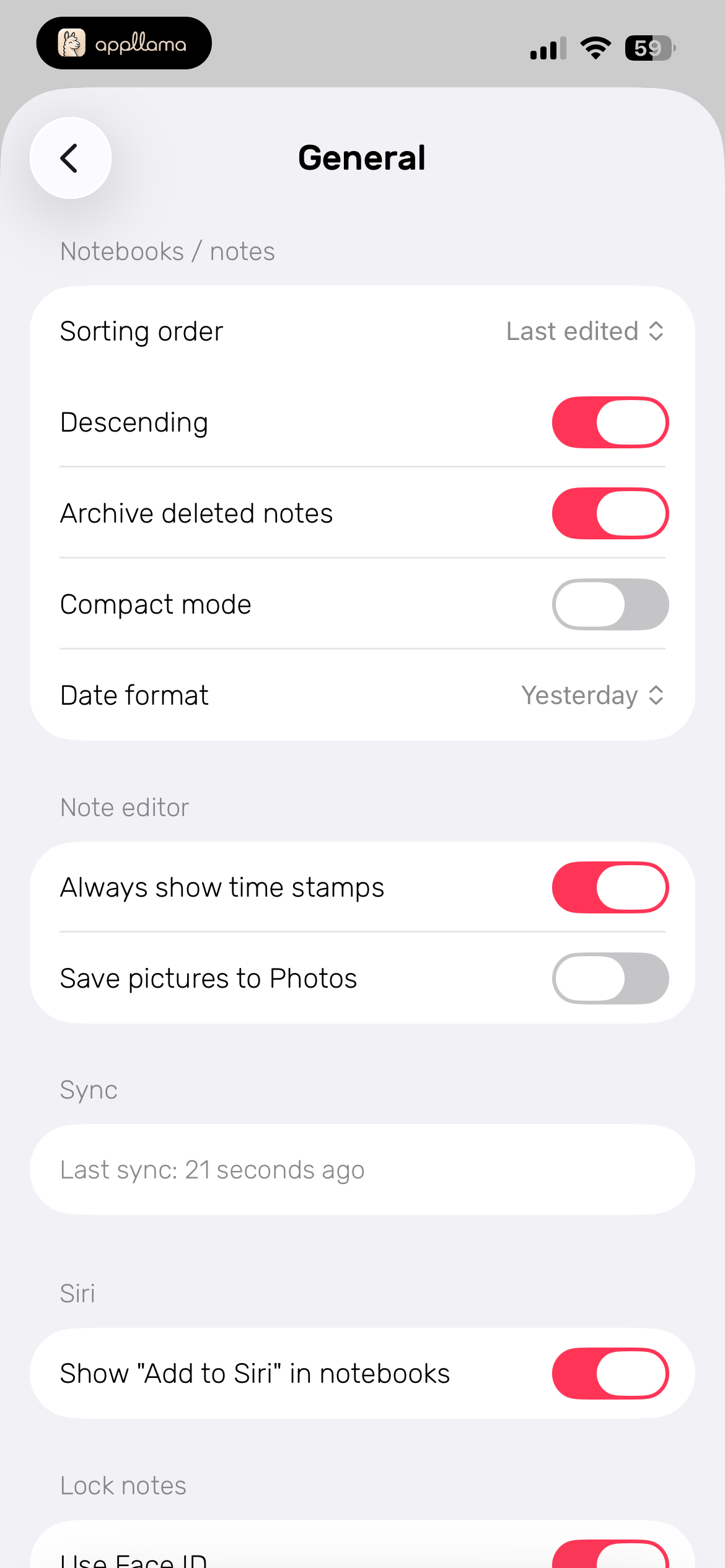 General Settings