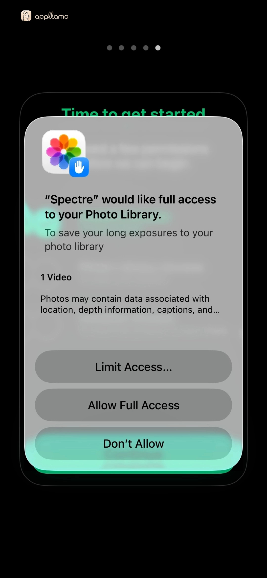 Photo Library Prompt