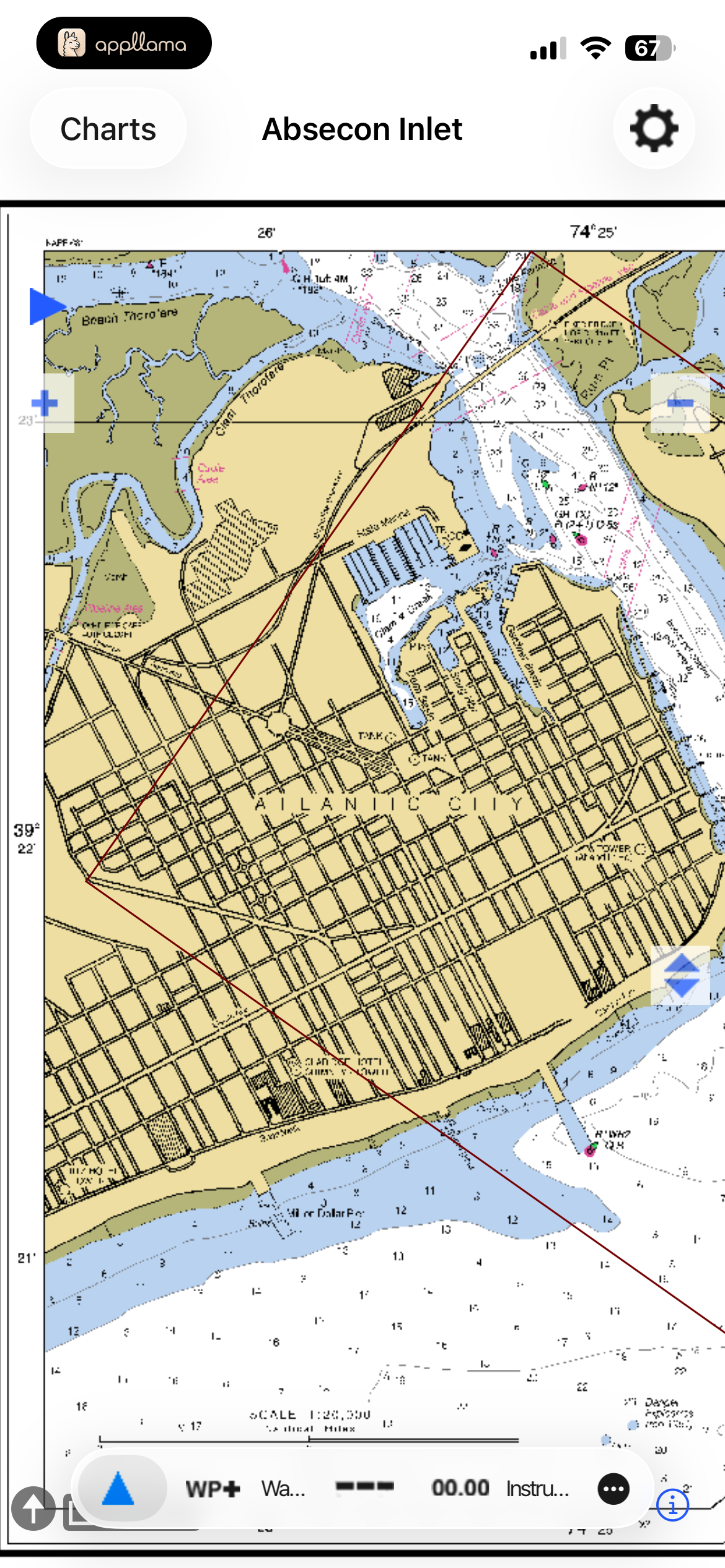 Absecon Inlet Chart