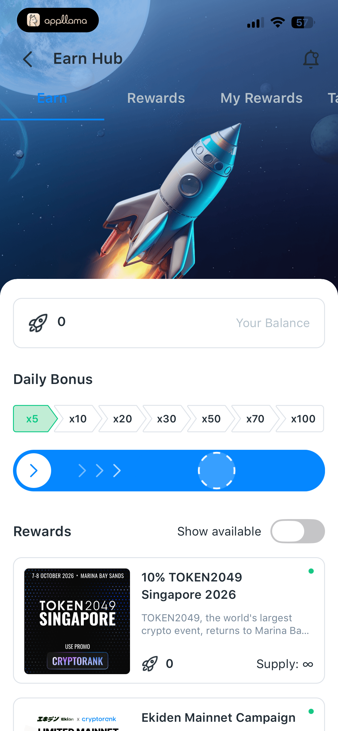 Earn Hub Daily Bonus
