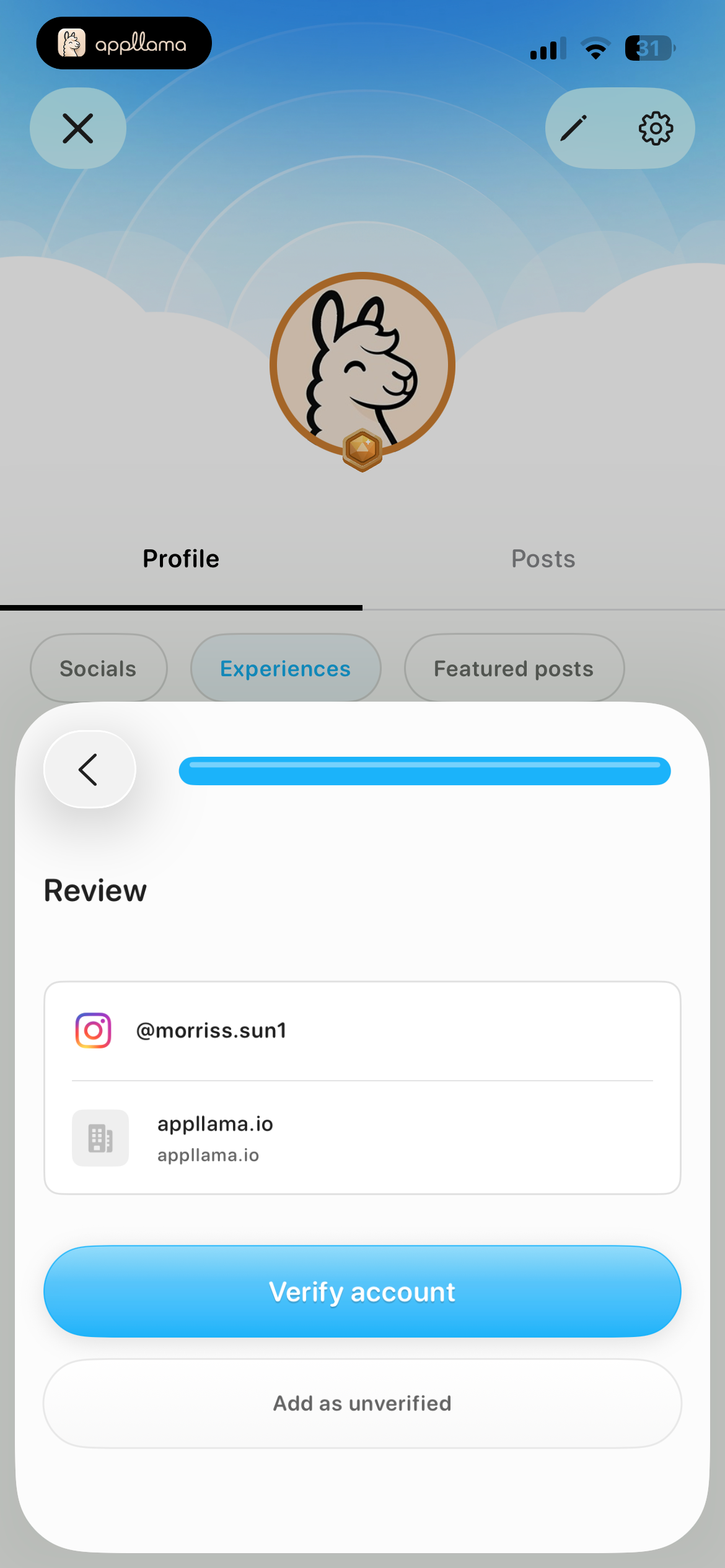 Profile Verification Review