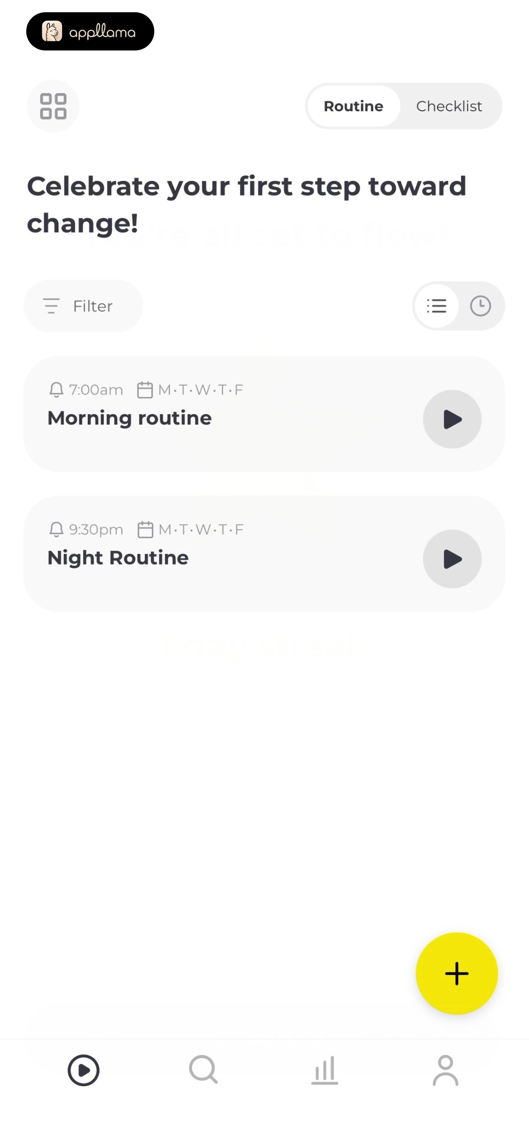 Routine Dashboard