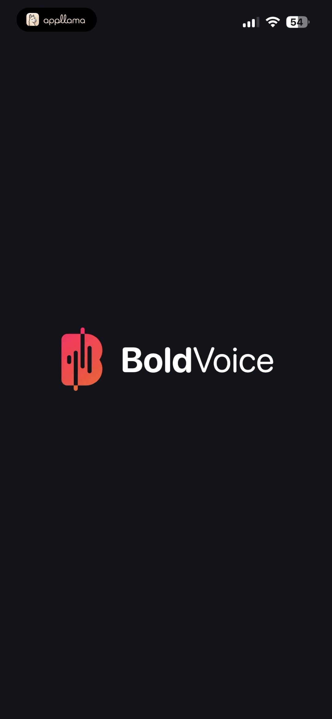 Wordmark Splash Screen