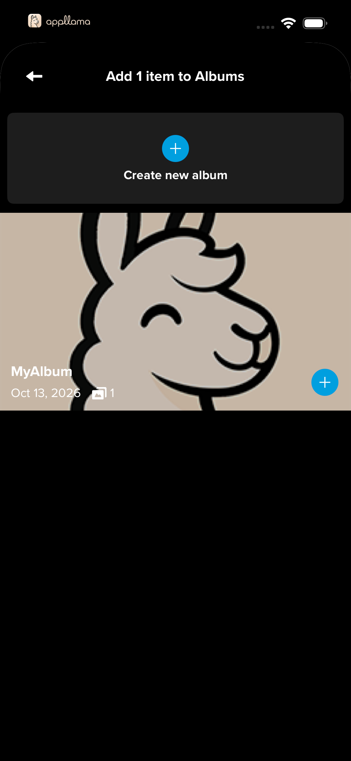 Add Media To Album