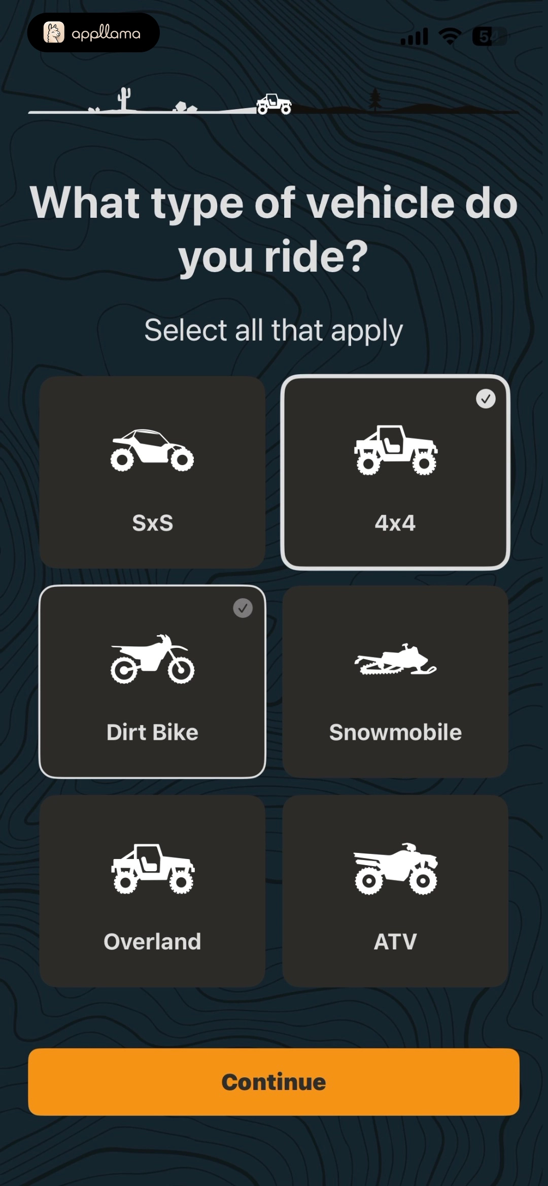 Vehicle Selection