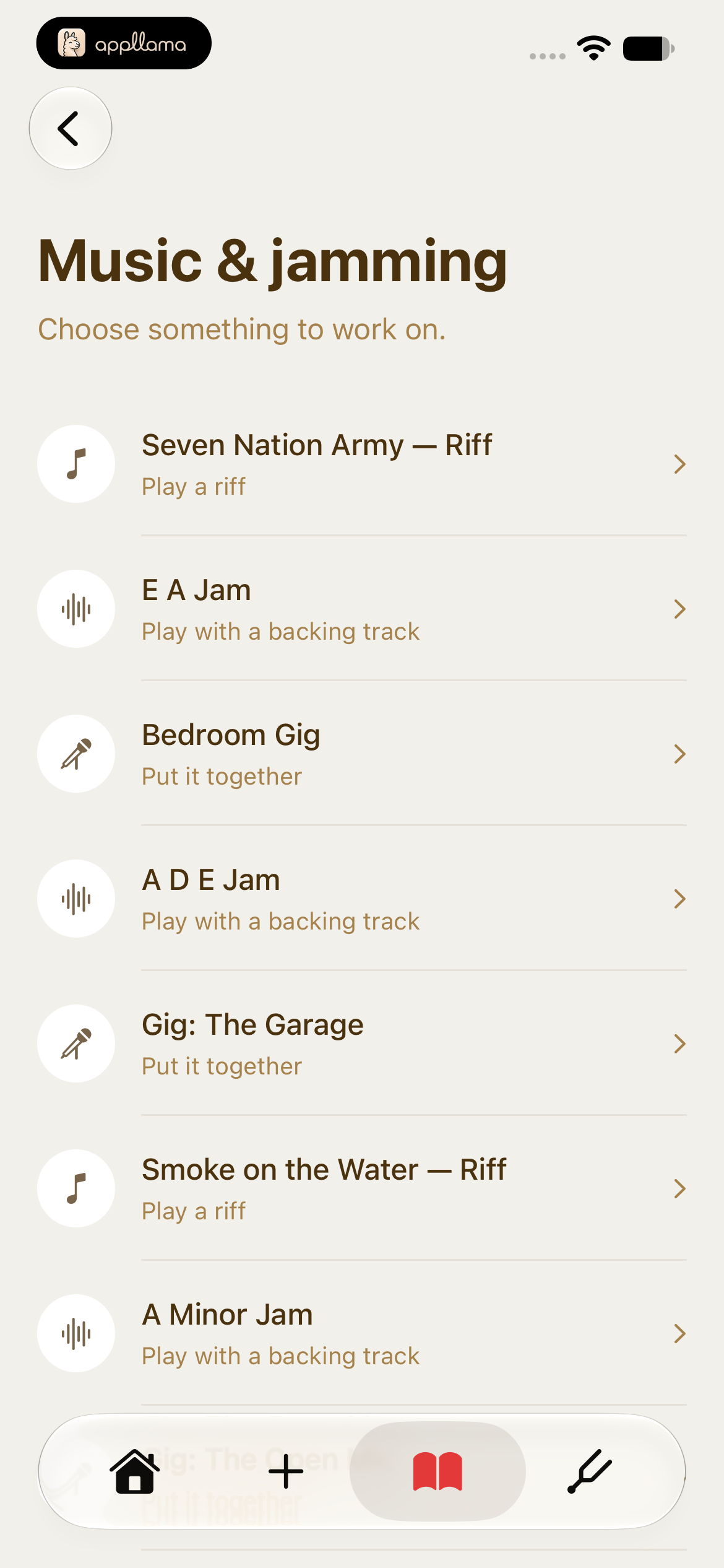 Music and Jamming