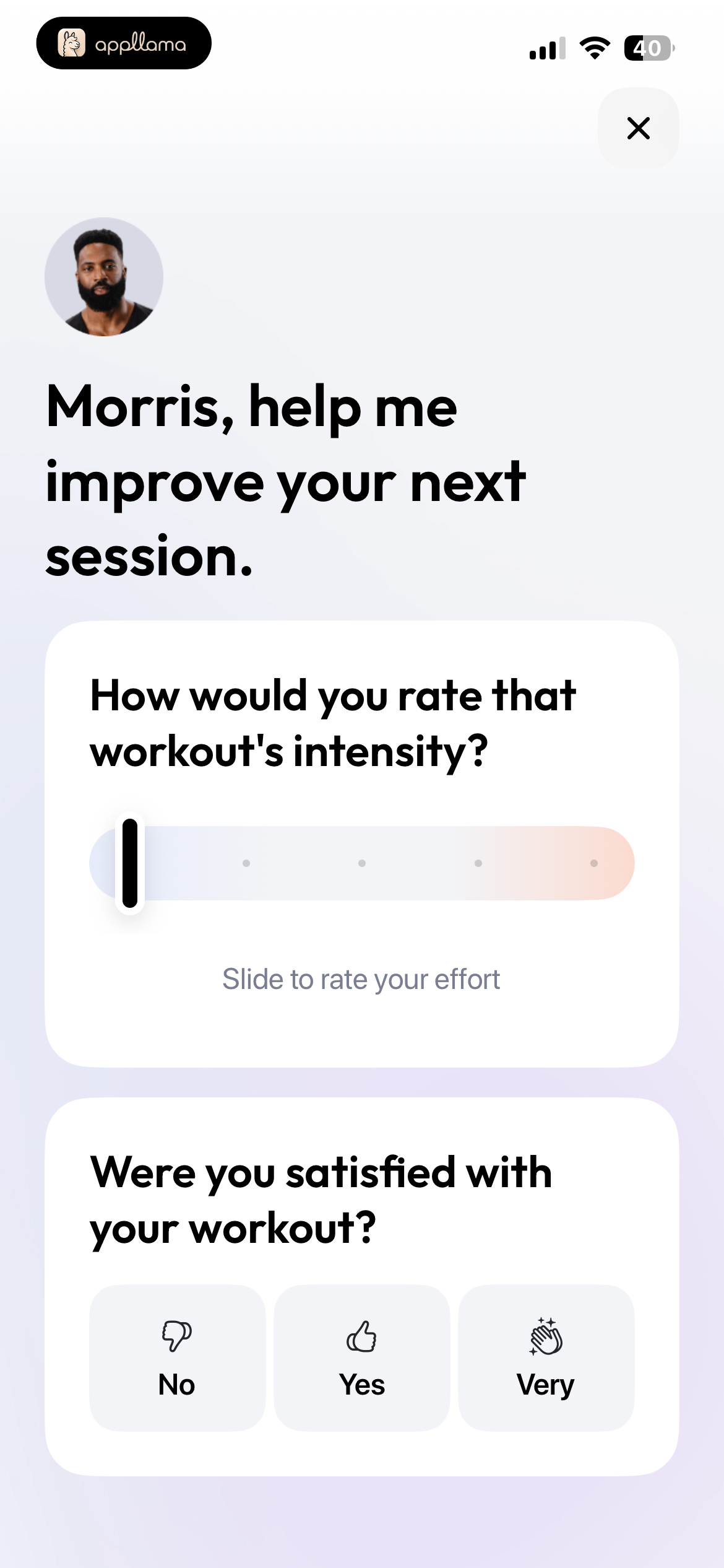 Workout Feedback