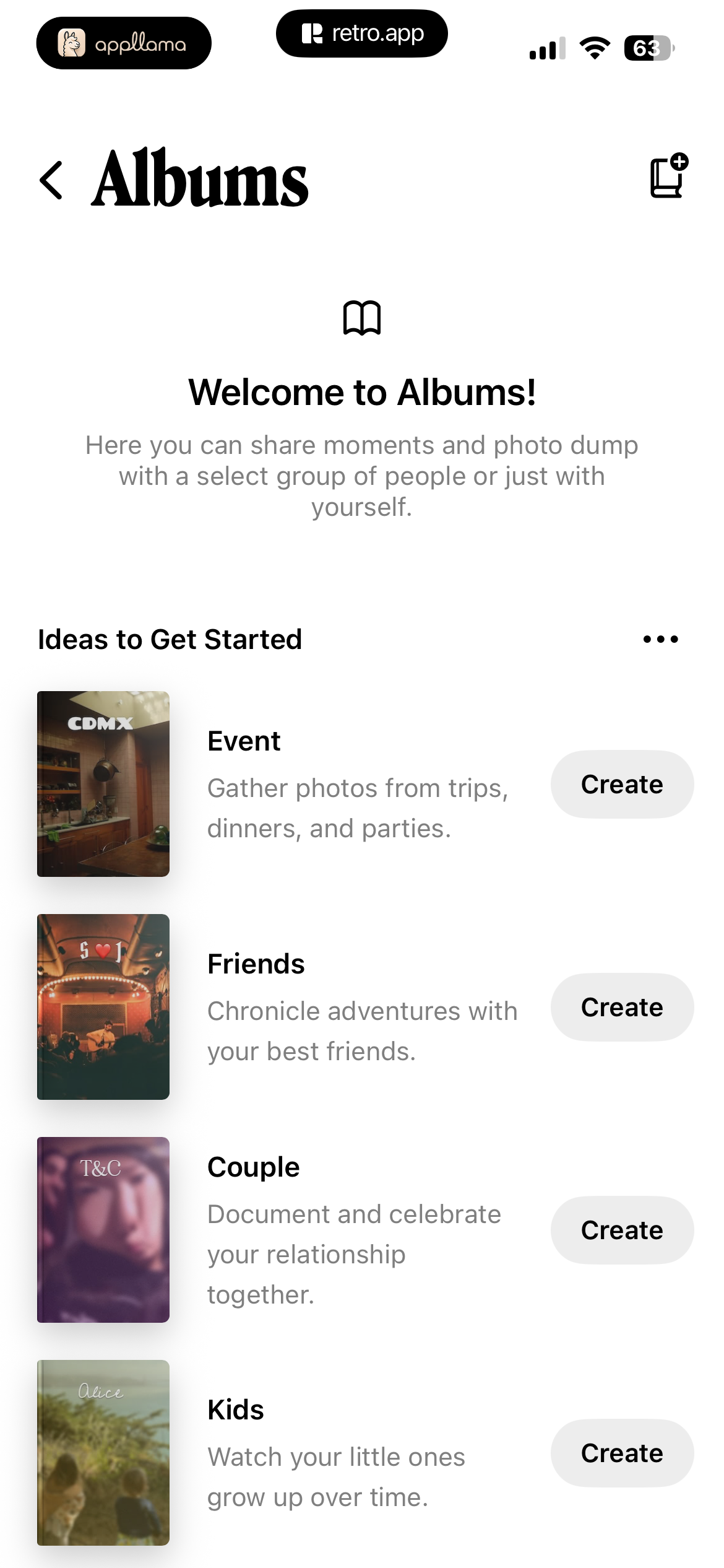 Albums Library